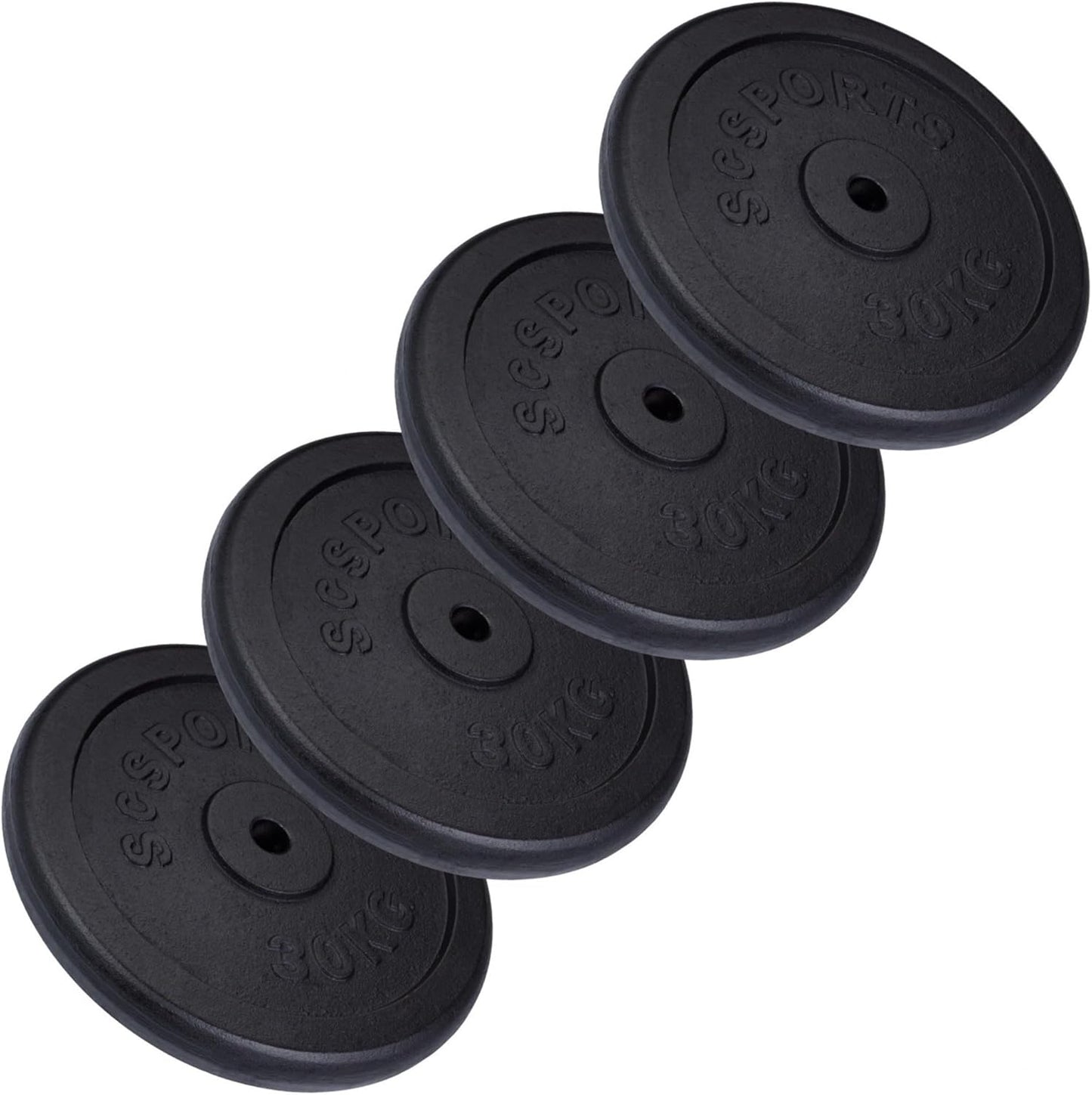Hantelscheiben Set Gusseisen 40 - 120 kg - Gorilla Sports DE