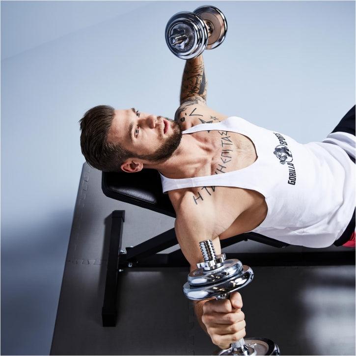 SZ-Curlset Chrom 70 kg - Gorilla Sports DE