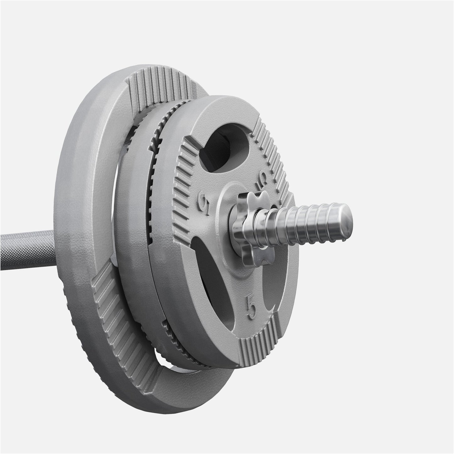 SZ-Curlset Gusseisen Gripper 70 kg - Gorilla Sports DE