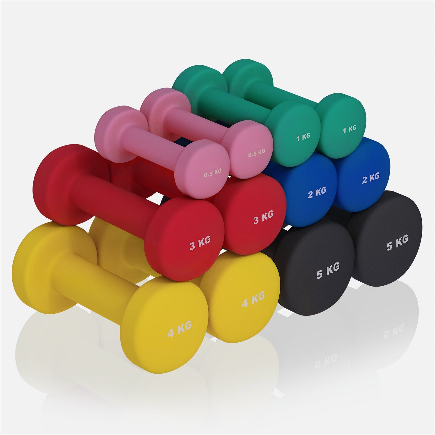 Gymnastikhanteln Neopren - Gorilla Sports DE