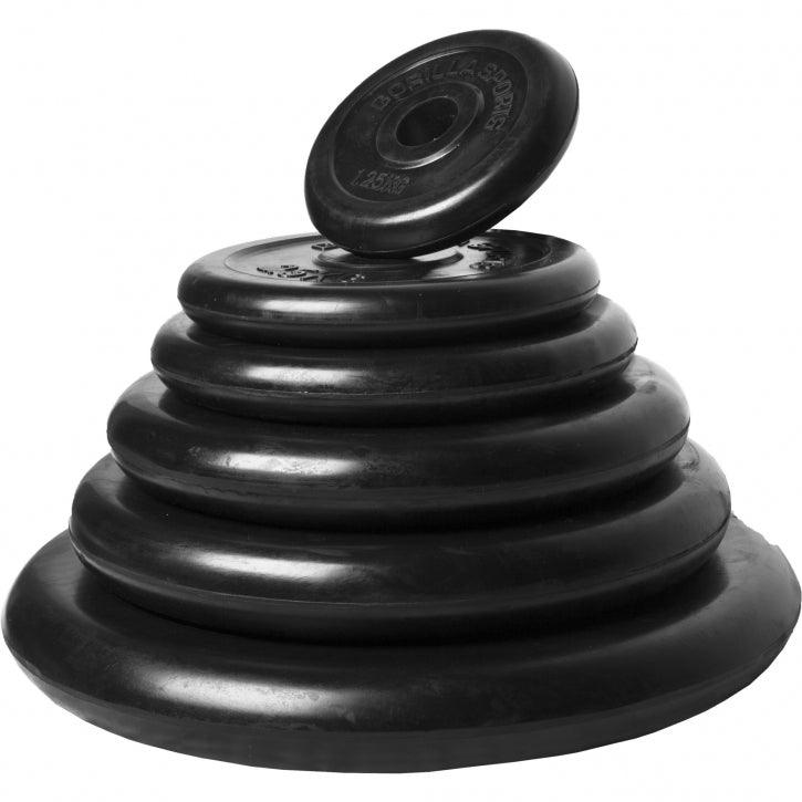 SZ-Curlset Gummi 70 kg - Gorilla Sports DE