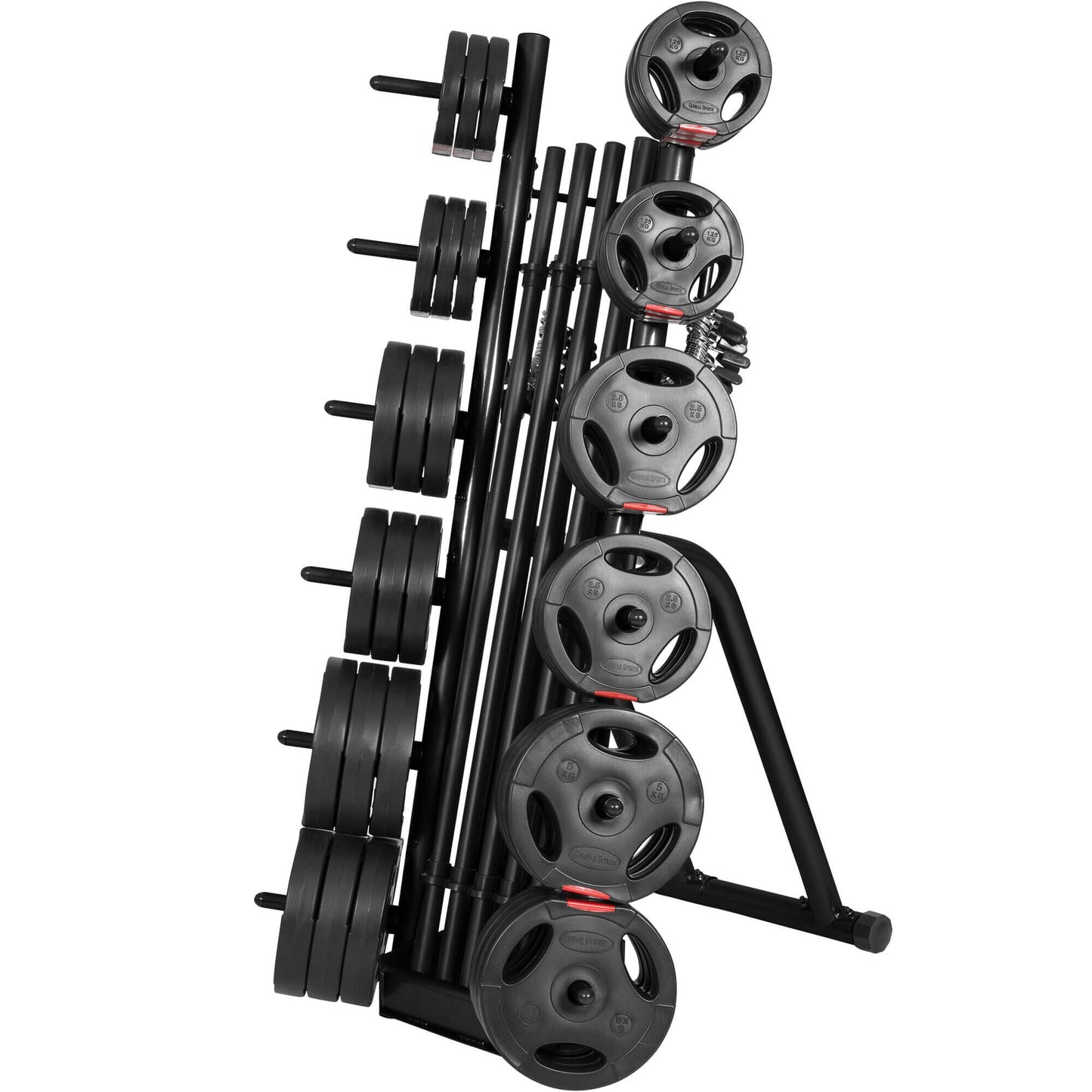 Hantelständer für Hantelstangen und Hantelscheiben 30 mm - Gorilla Sports DE