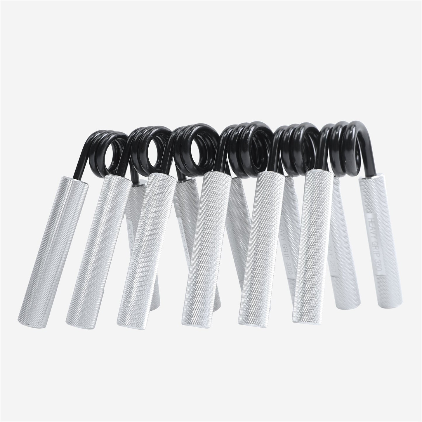 Fingerhantel Heavy Hand Grip Alu/Schwarz - Gorilla Sports DE