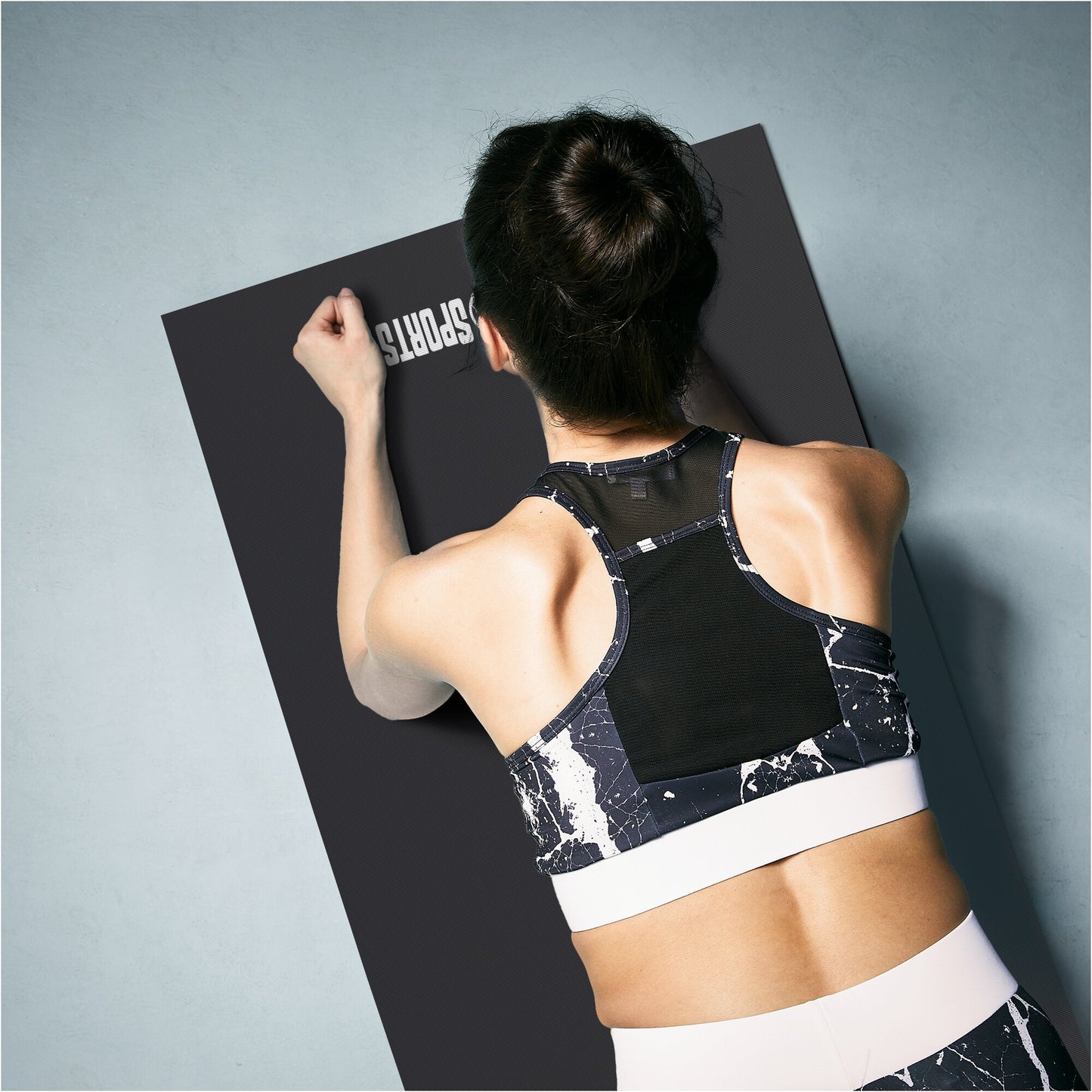 Bodenschutzmatte rutschfest 120/180 x 60 cm & 6 mm Dicke - Gorilla Sports DE