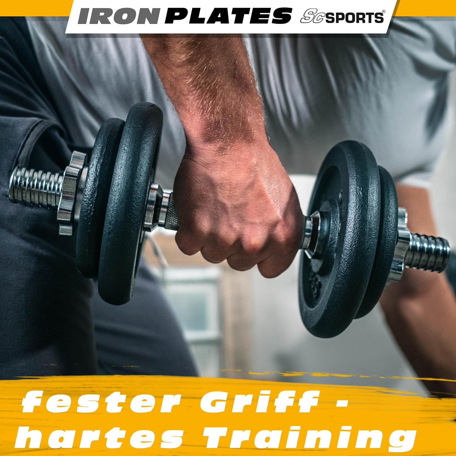 Kurzhantel Set mit Koffer 15 - 20 kg - Gorilla Sports DE