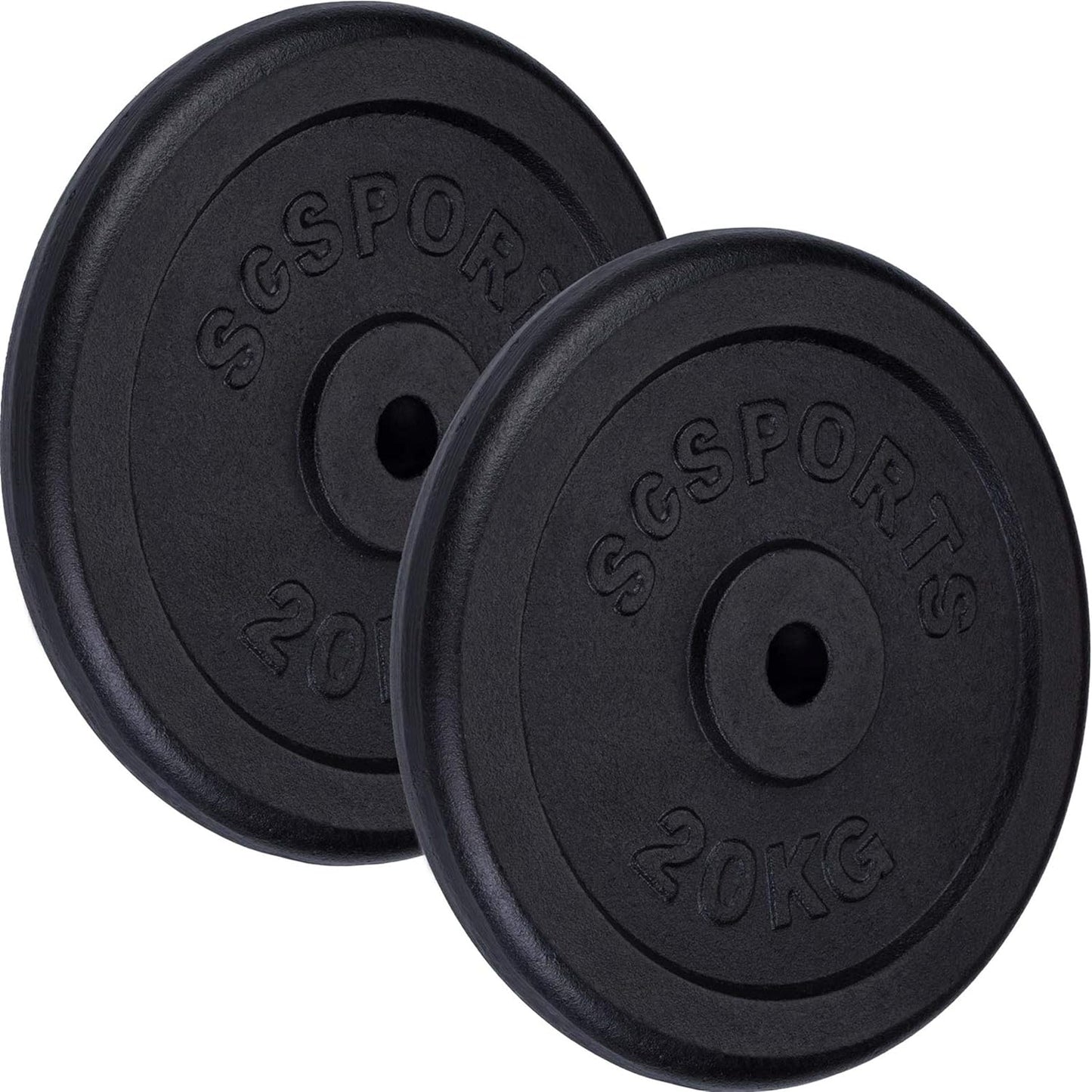 Hantelscheiben Set Gusseisen 40 - 120 kg - Gorilla Sports DE