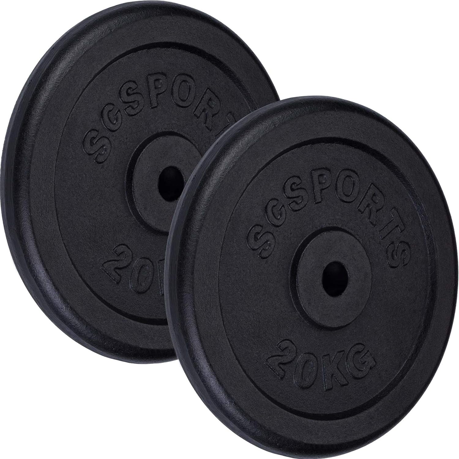 Hantelscheiben Set Gusseisen 40 - 120 kg - Gorilla Sports DE