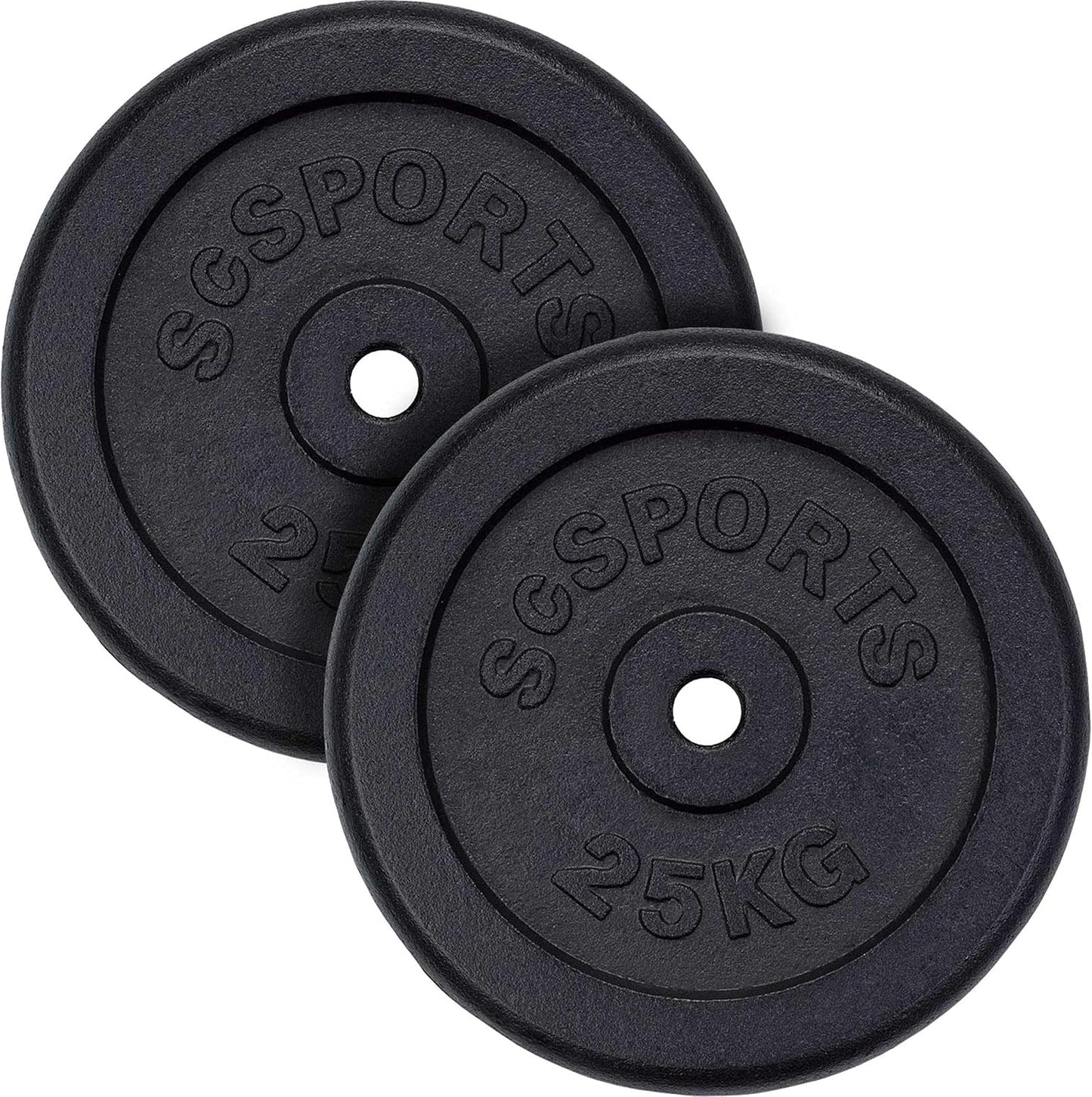 Hantelscheiben Set Gusseisen 40 - 120 kg - Gorilla Sports DE