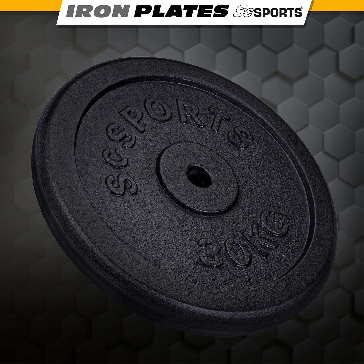 Hantelscheiben Set Gusseisen 40 - 120 kg - Gorilla Sports DE
