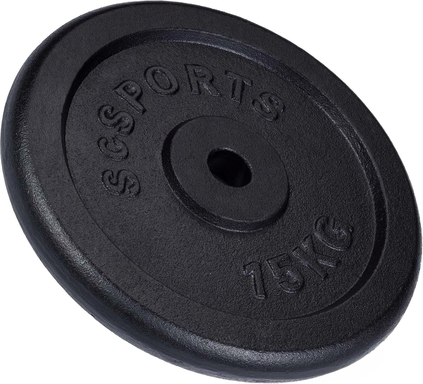 Hantelscheiben Set Gusseisen 15 - 60 kg - Gorilla Sports DE