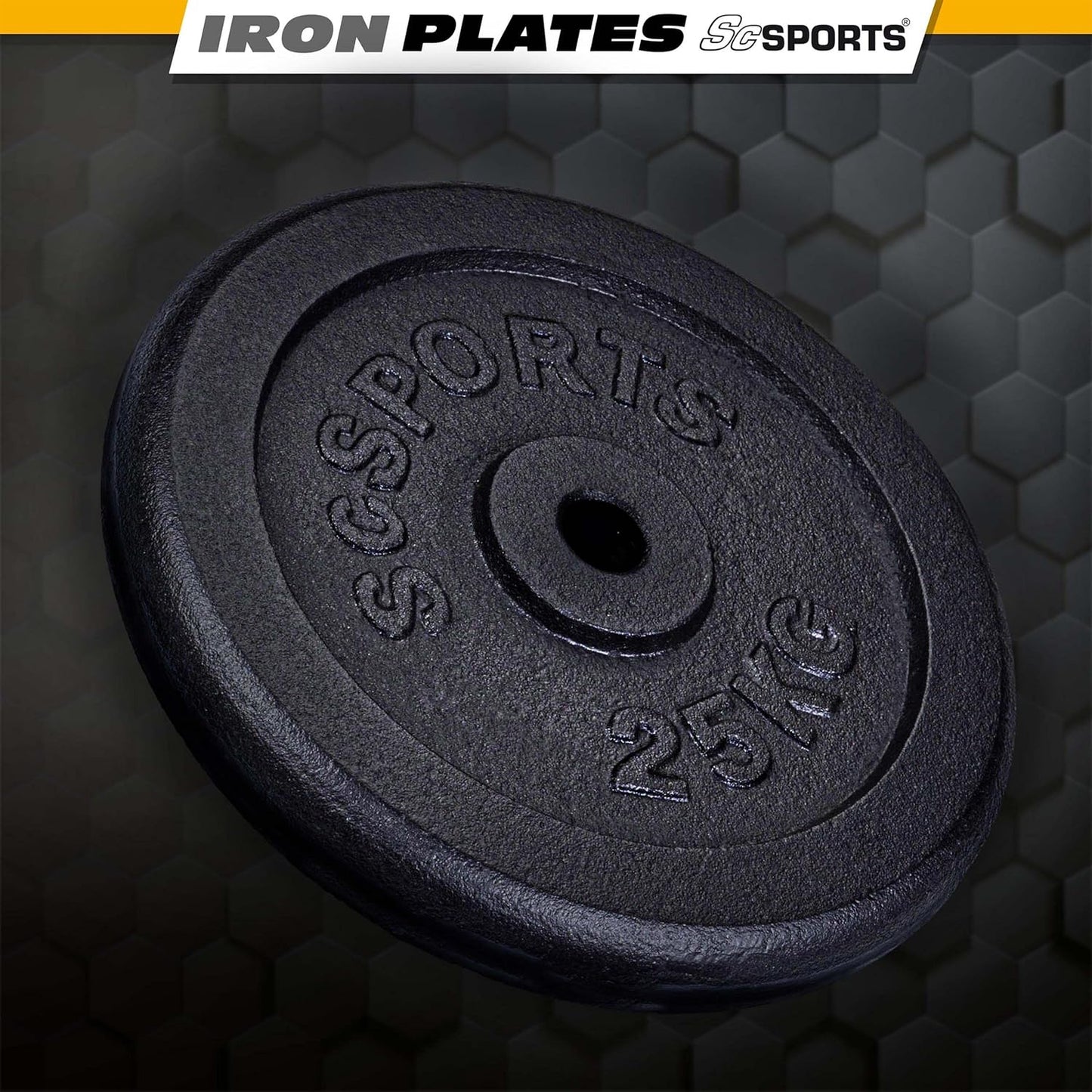 Hantelscheiben Set Gusseisen 40 - 120 kg - Gorilla Sports DE