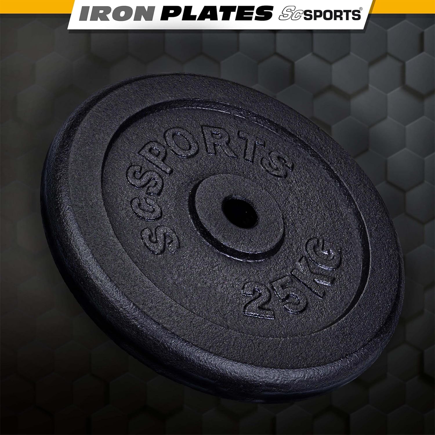 Hantelscheiben Set Gusseisen 40 - 120 kg - Gorilla Sports DE