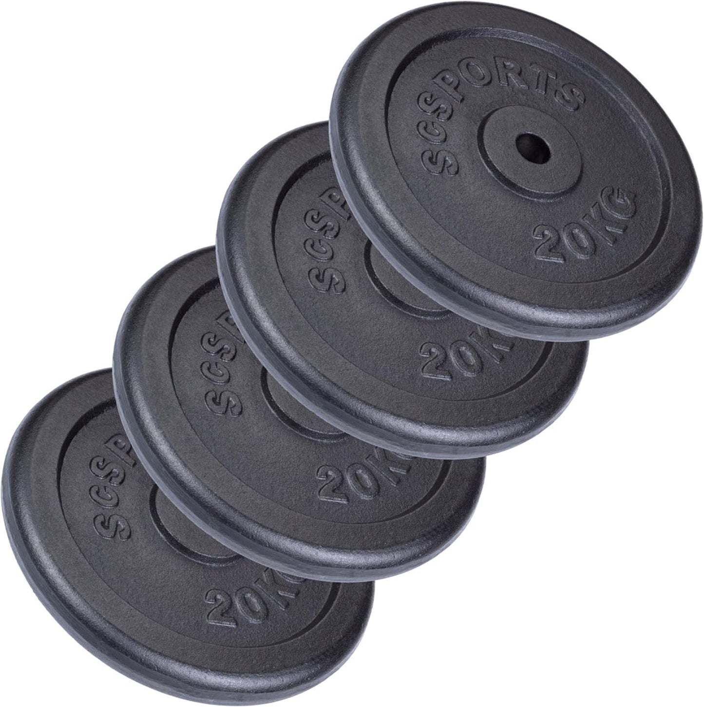 Hantelscheiben Set Gusseisen 40 - 120 kg - Gorilla Sports DE