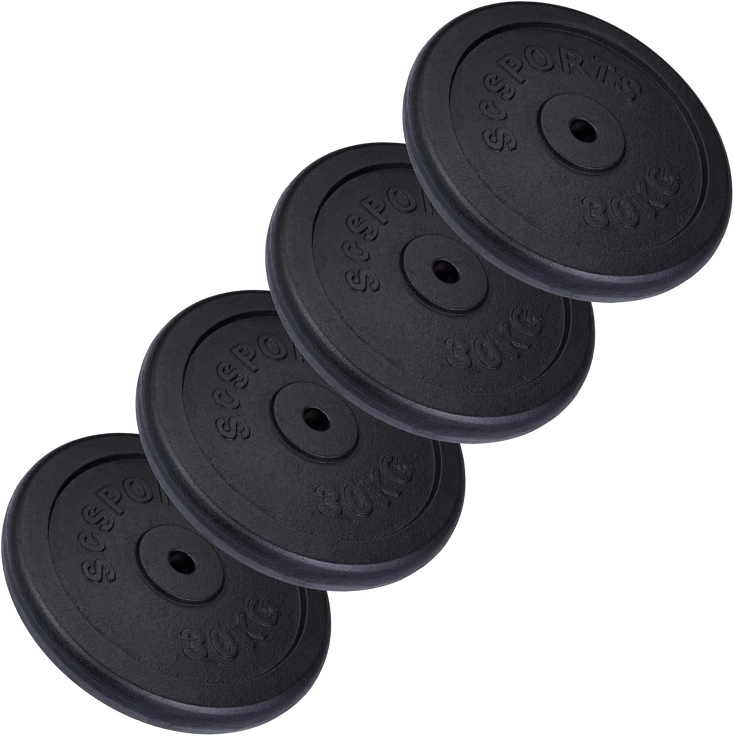 Hantelscheiben Set Gusseisen 40 - 120 kg - Gorilla Sports DE