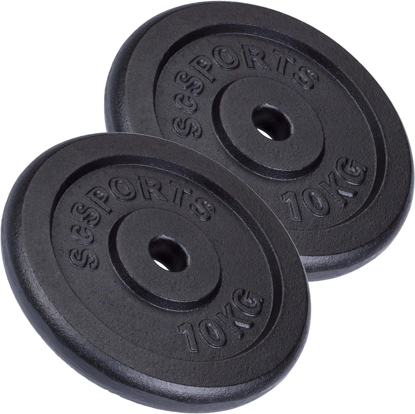 Hantelscheiben Set Gusseisen 15 - 60 kg - Gorilla Sports DE