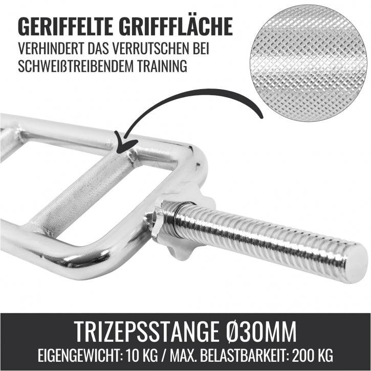 Trizepstrainer mit Sternverschluss/Federverschluss - Gorilla Sports DE