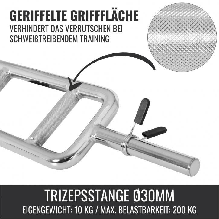 Trizepstrainer mit Sternverschluss/Federverschluss - Gorilla Sports DE