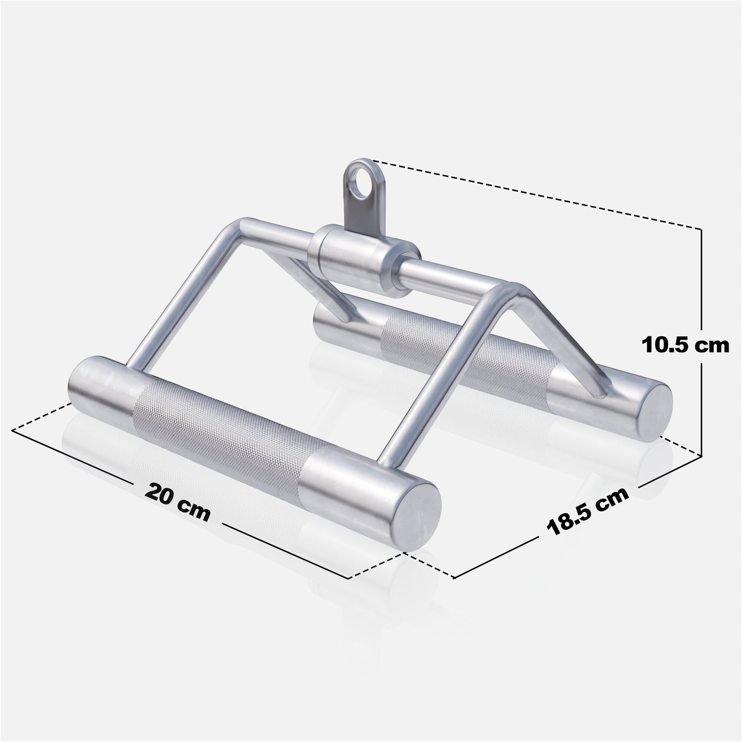 Parallel Griff/Rudergriff inkl. Gelenk aus Chrom - Gorilla Sports DE