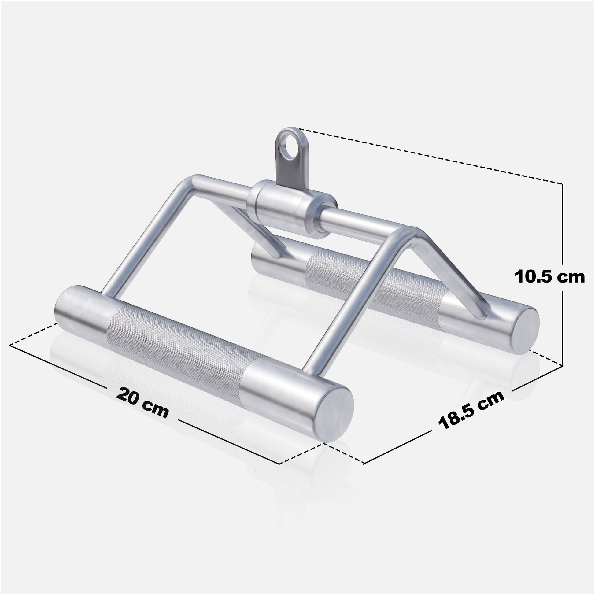 Parallel Griff/Rudergriff inkl. Gelenk aus Chrom - Gorilla Sports DE