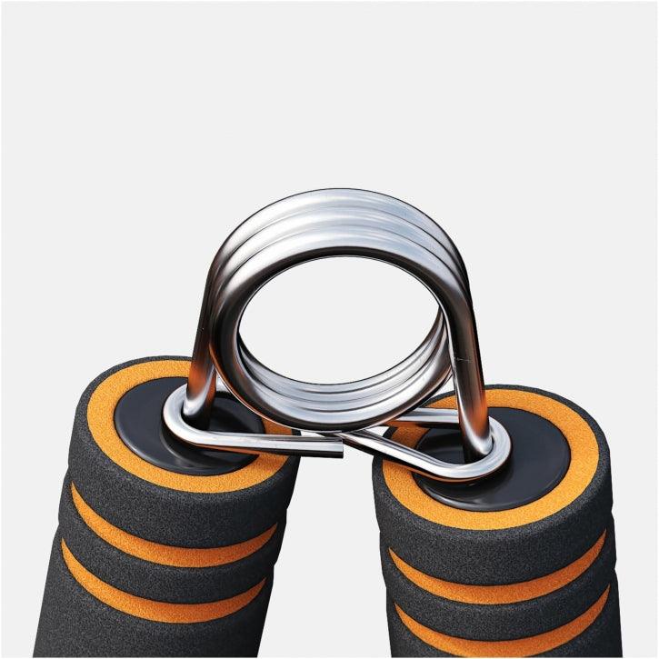 Fingerhantel Schwarz/Orange mit Schaumstoff - Gorilla Sports DE