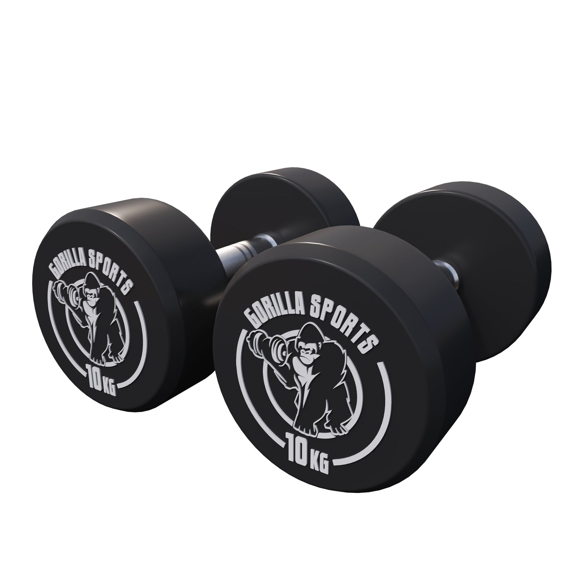 Kurzhantel Gummi 2,5 - 40 kg - Gorilla Sports DE