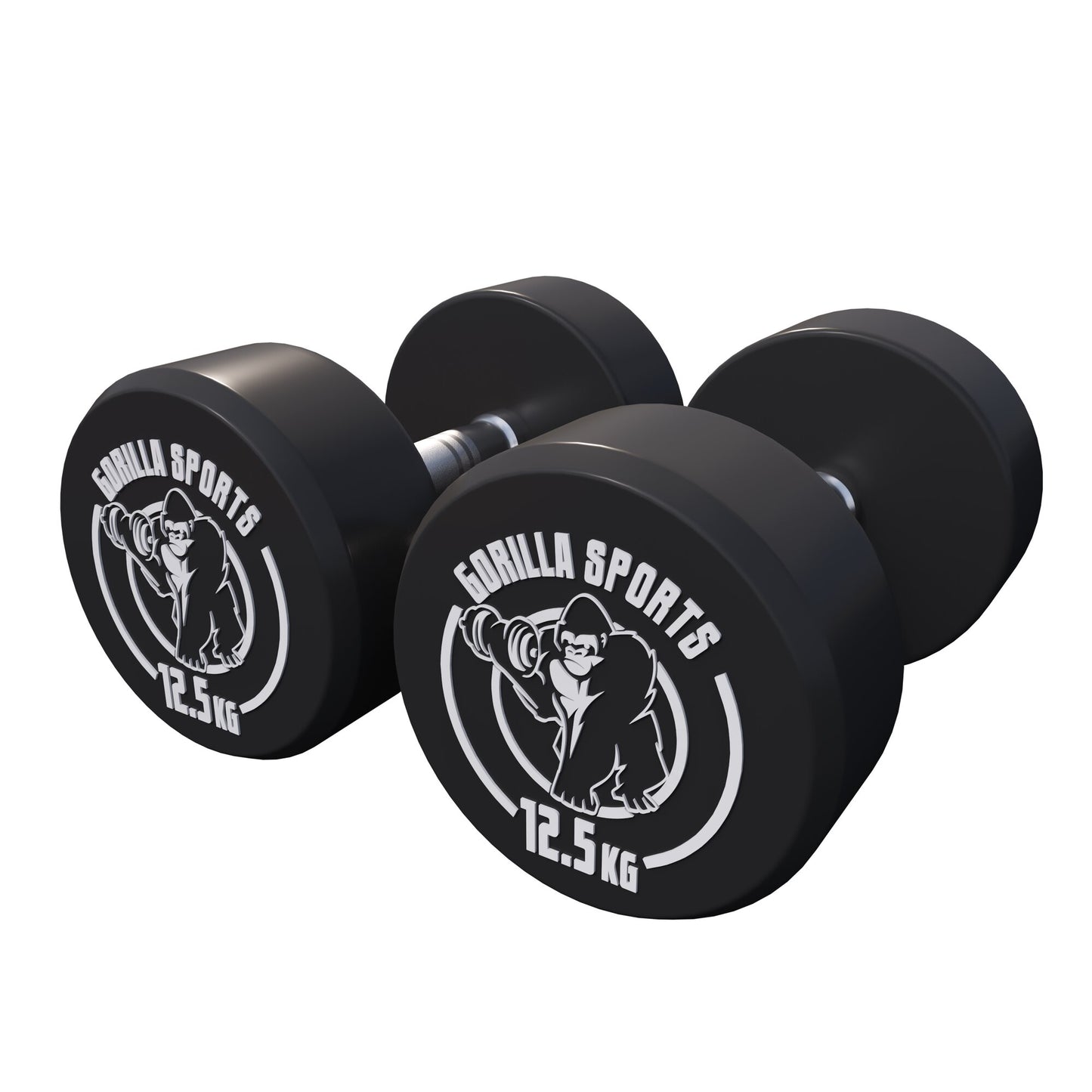 Kurzhantel Gummi 2,5 - 40 kg - Gorilla Sports DE