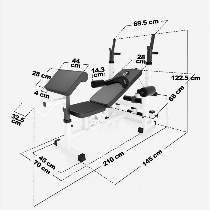 Kraftstation Gusseisen Gripper 108 kg - Gorilla Sports DE