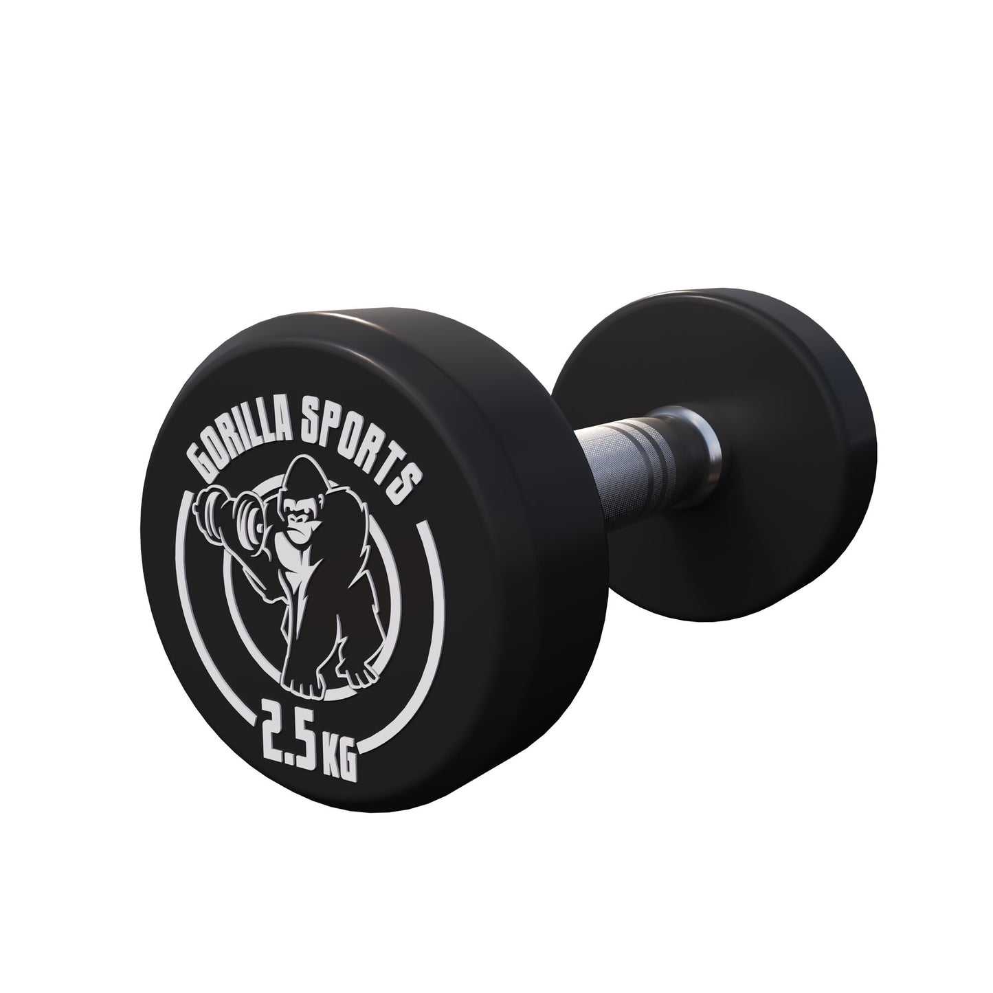 Kurzhantel Gummi 2,5 - 40 kg - Gorilla Sports DE