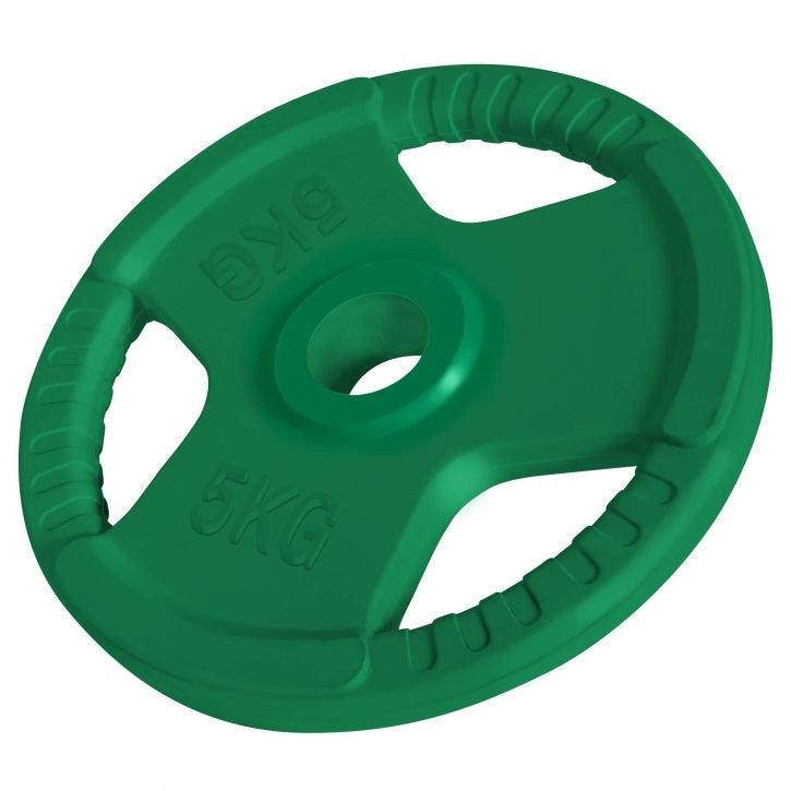 Olympiastangen Set Gummi Gripper 75 kg - Gorilla Sports DE