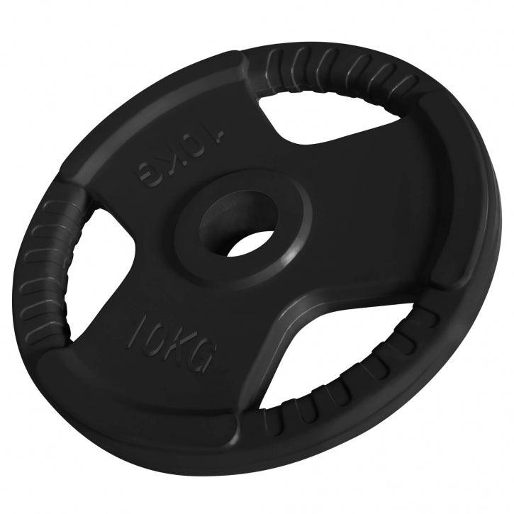 Olympiastangen Set Gummi Gripper 75 kg - Gorilla Sports DE