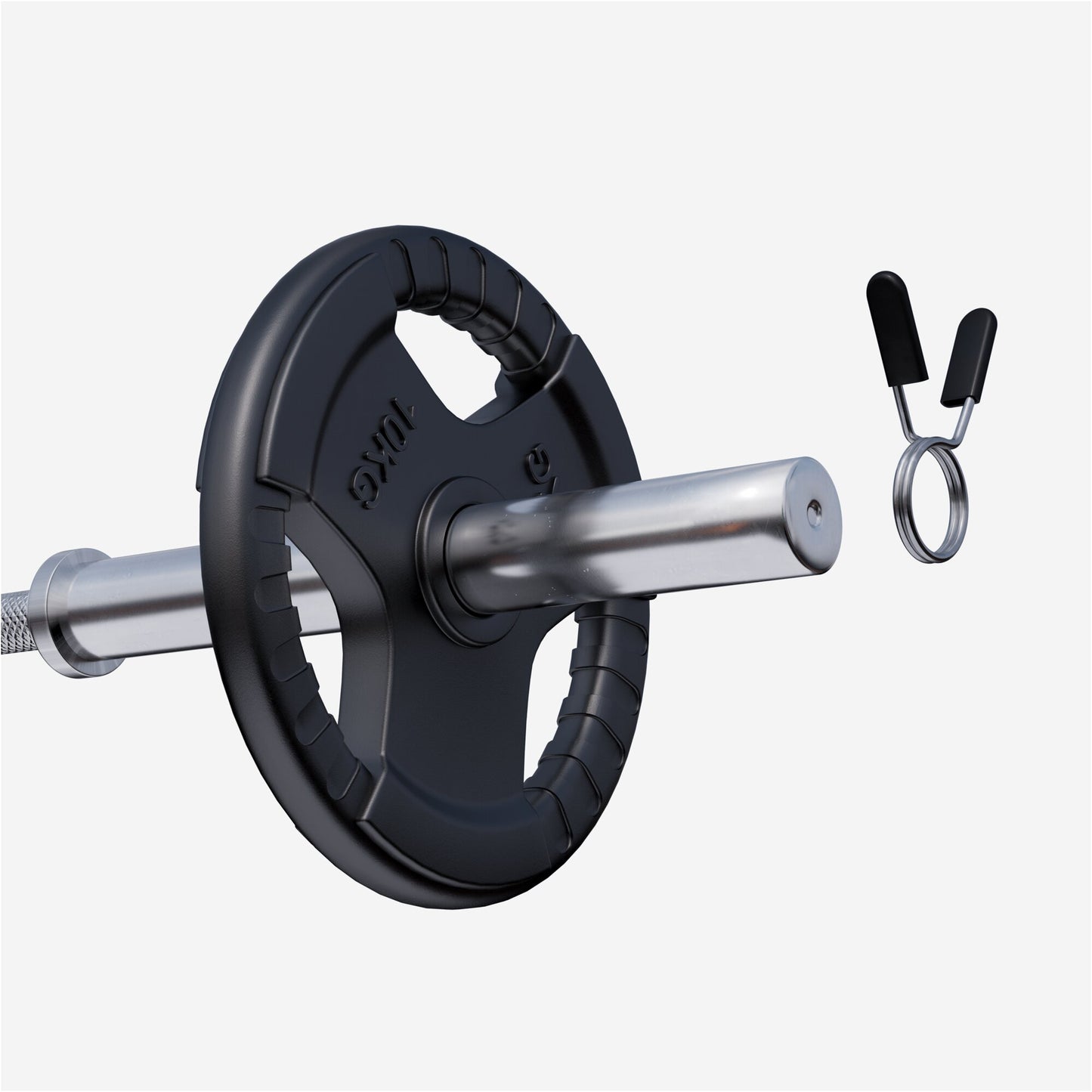 Hantelscheibe 50/51mm Olympia Gummi Gripper 1,25-25 KG - Gorilla Sports DE