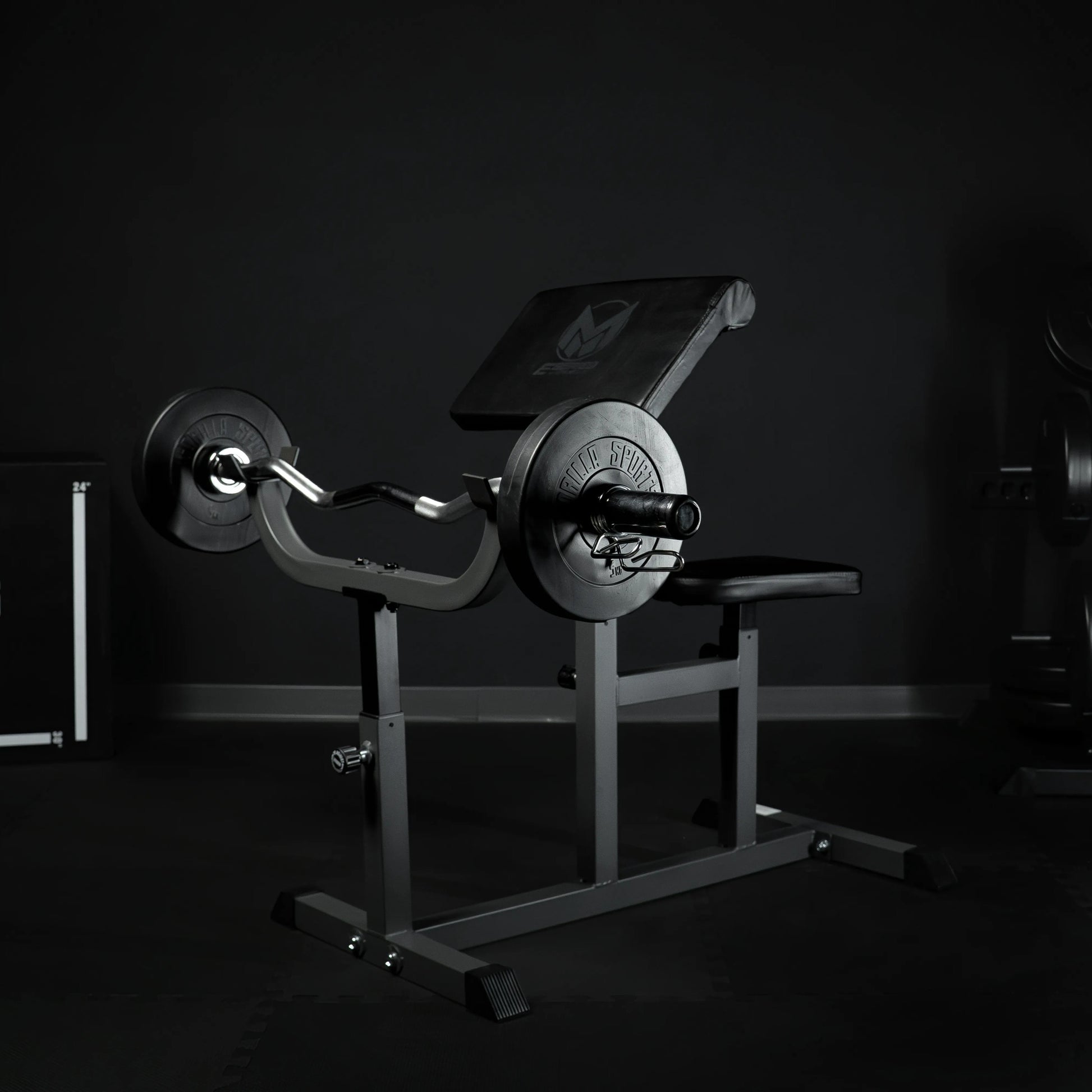 SZ-Curlstange 120 cm - 50/51 mm aus Chrom - Gorilla Sports DE