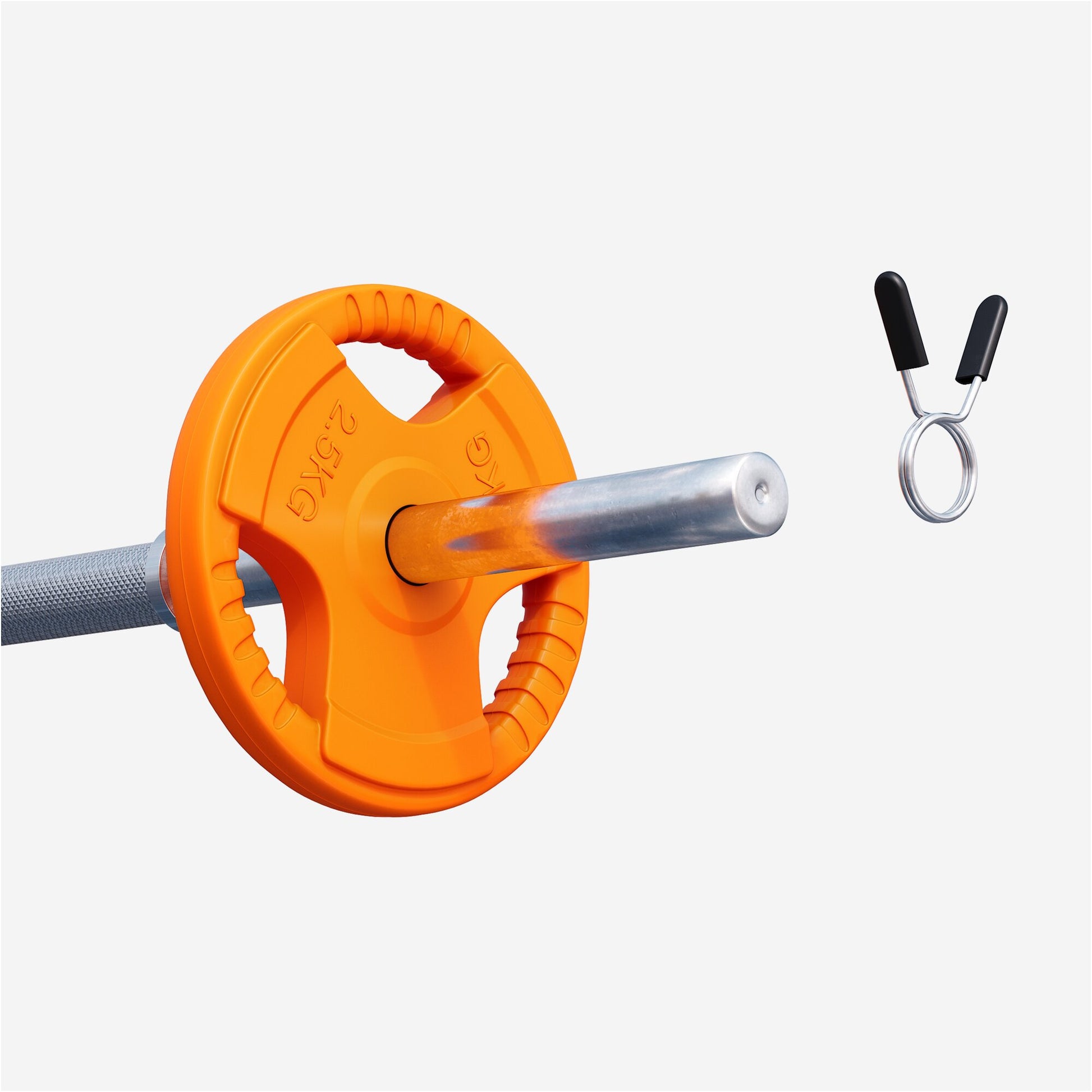 Hantelscheibe 30/31 mm Gummi Gripper 1,25-25 KG - Gorilla Sports DE