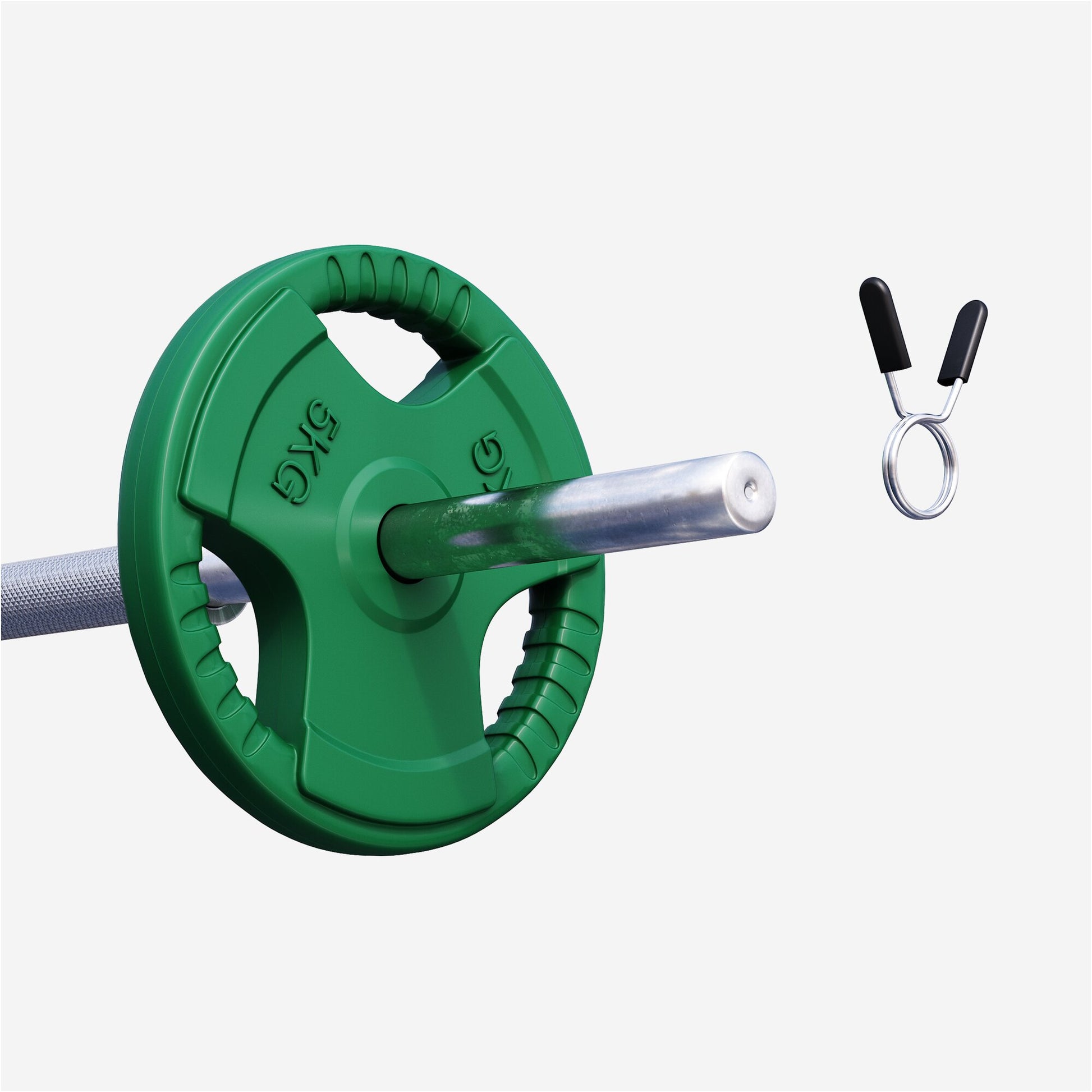 Hantelscheibe 30/31 mm Gummi Gripper 1,25-25 KG - Gorilla Sports DE