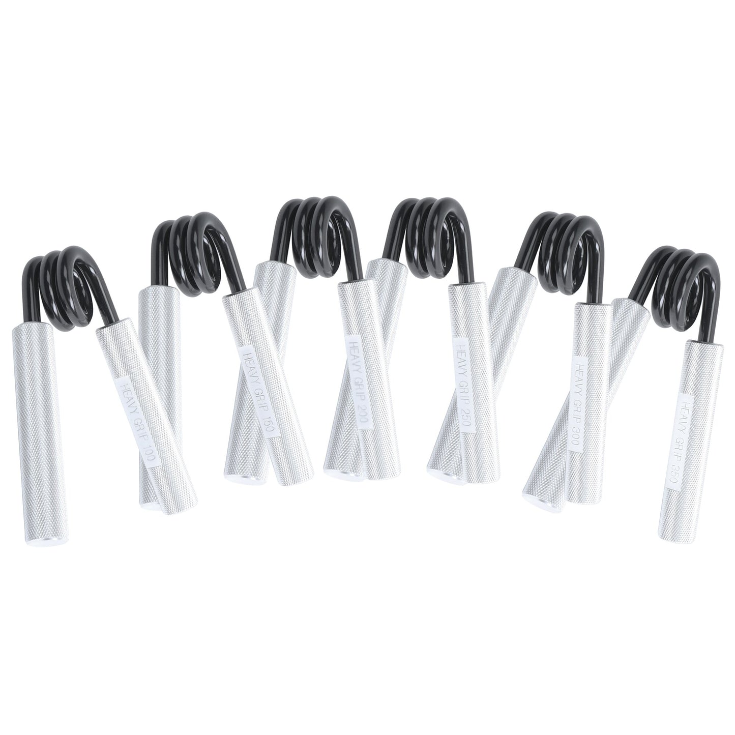 Fingerhantel Heavy Hand Grip Alu/Schwarz - Gorilla Sports DE