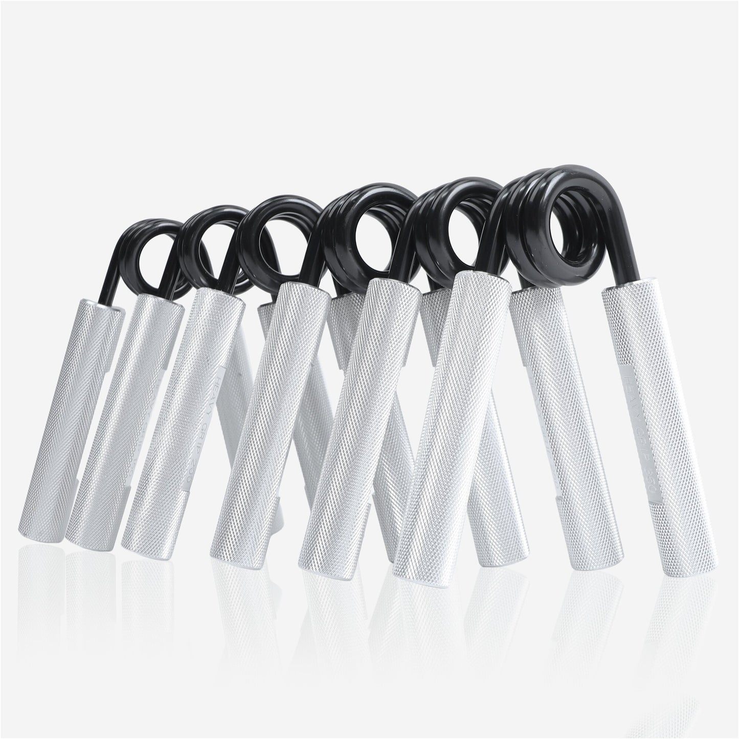 Fingerhantel Heavy Hand Grip Alu/Schwarz - Gorilla Sports DE