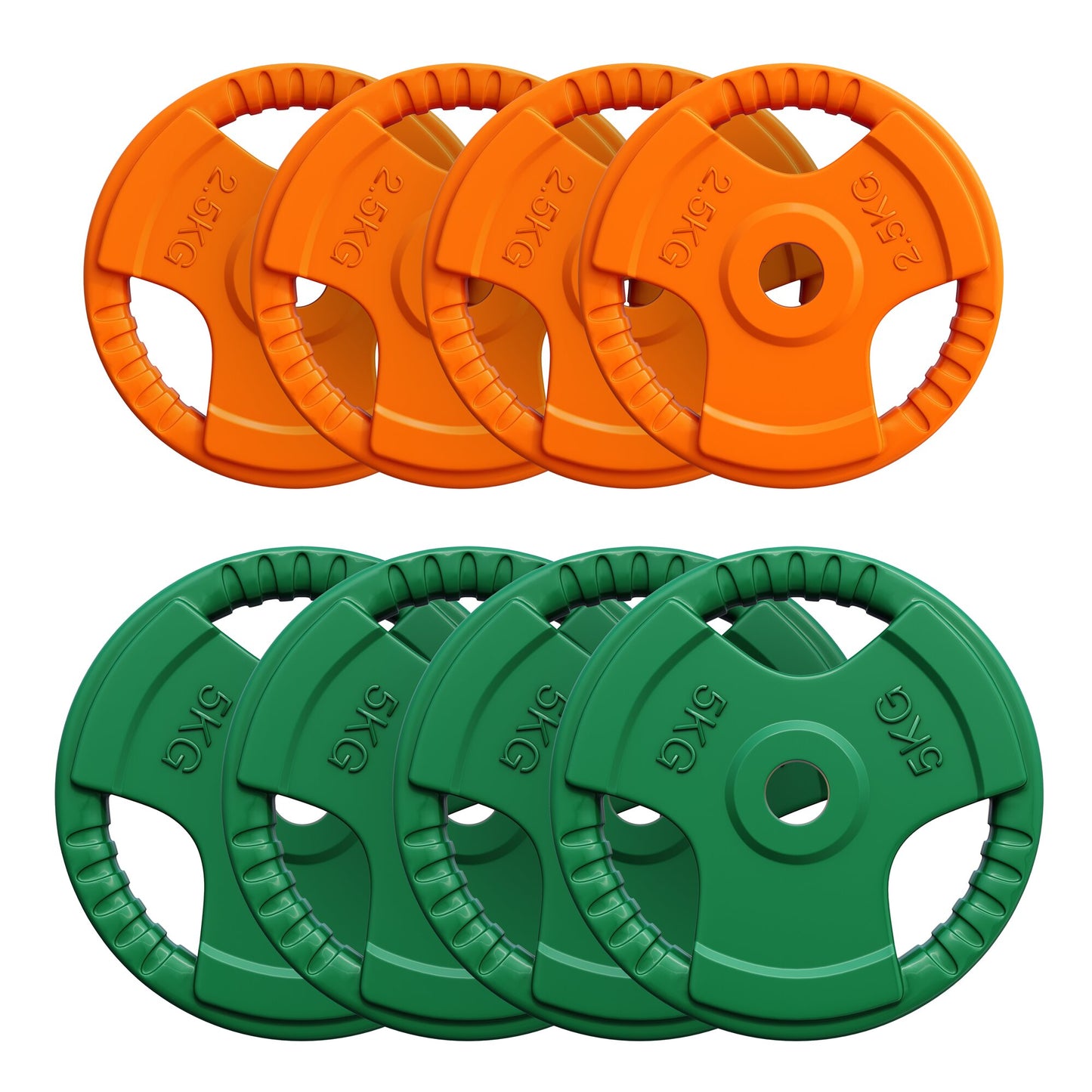 Hantelscheibe 30/31 mm Gummi Gripper 1,25-25 KG - Gorilla Sports DE