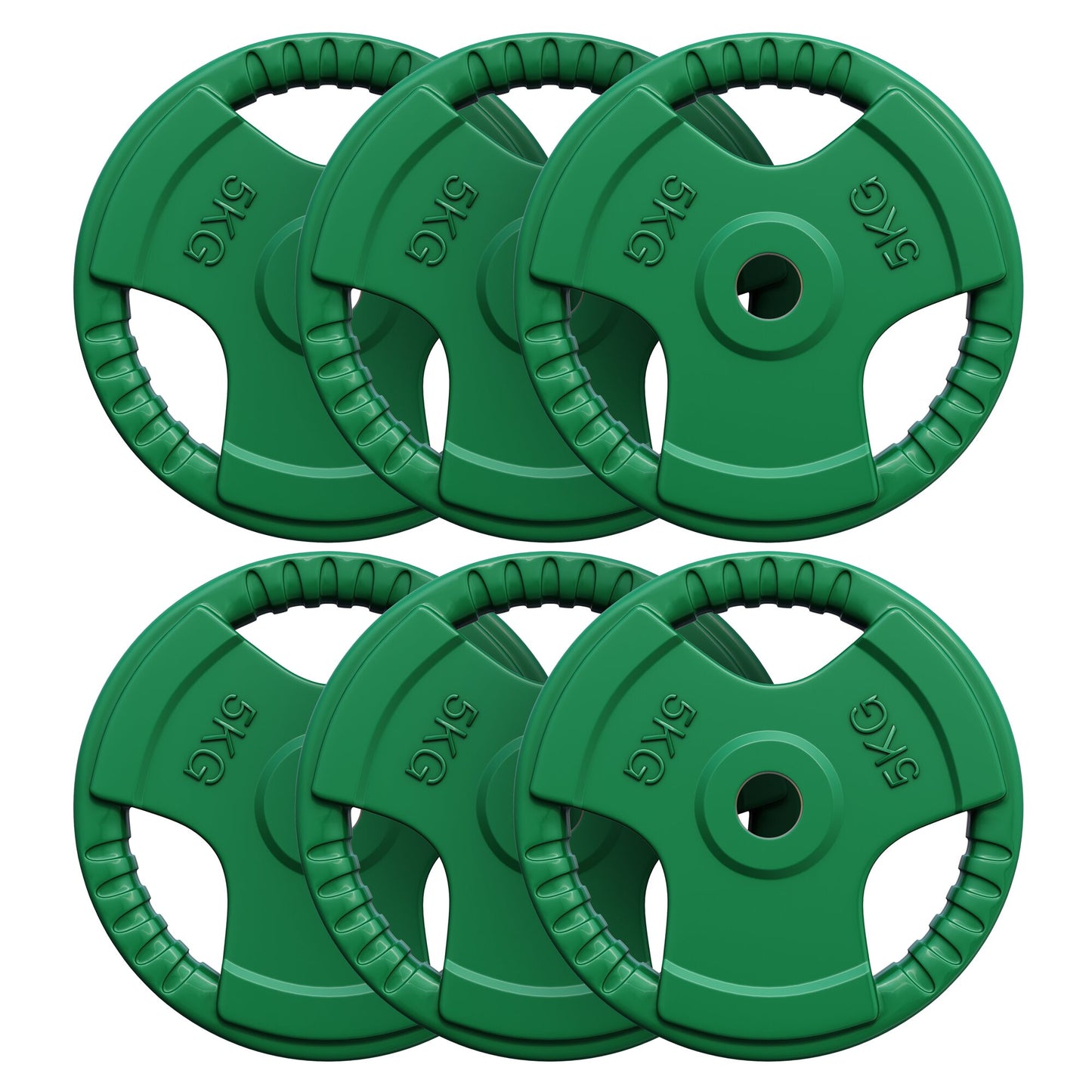 Hantelscheibe 30/31 mm Gummi Gripper 1,25-25 KG - Gorilla Sports DE