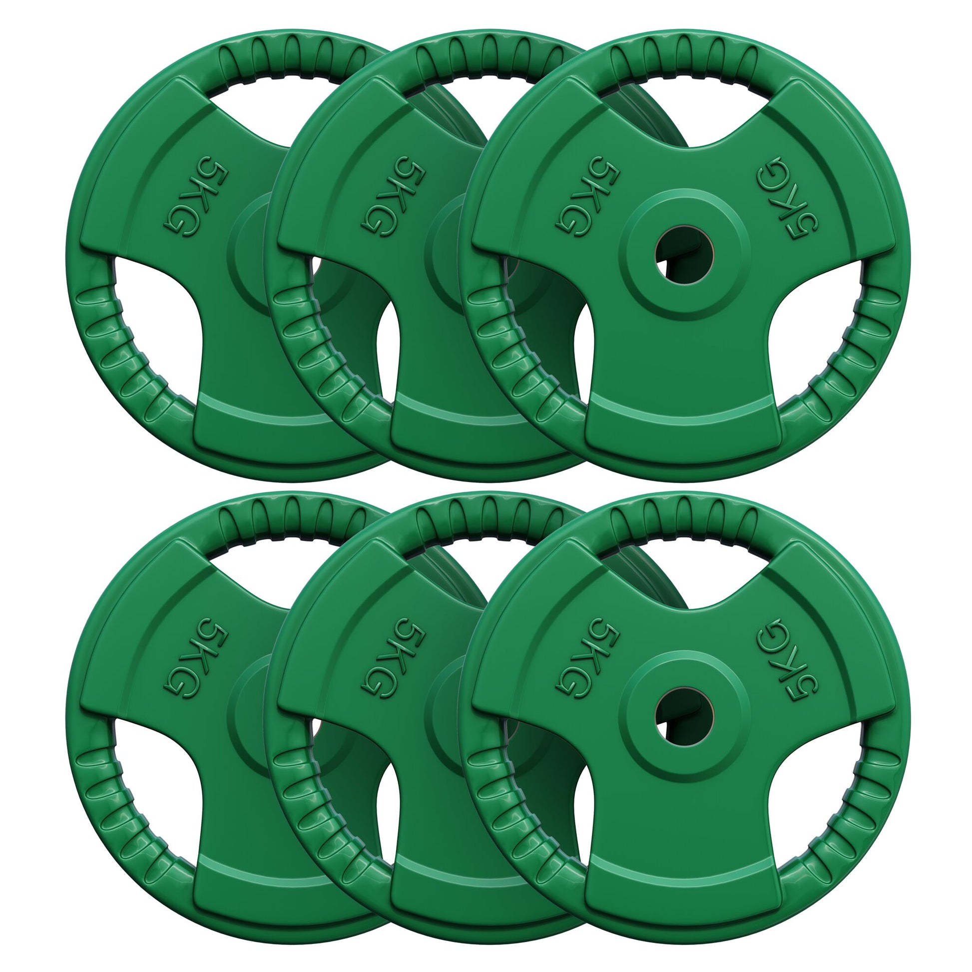 Hantelscheibe 30/31 mm Gummi Gripper 1,25-25 KG - Gorilla Sports DE