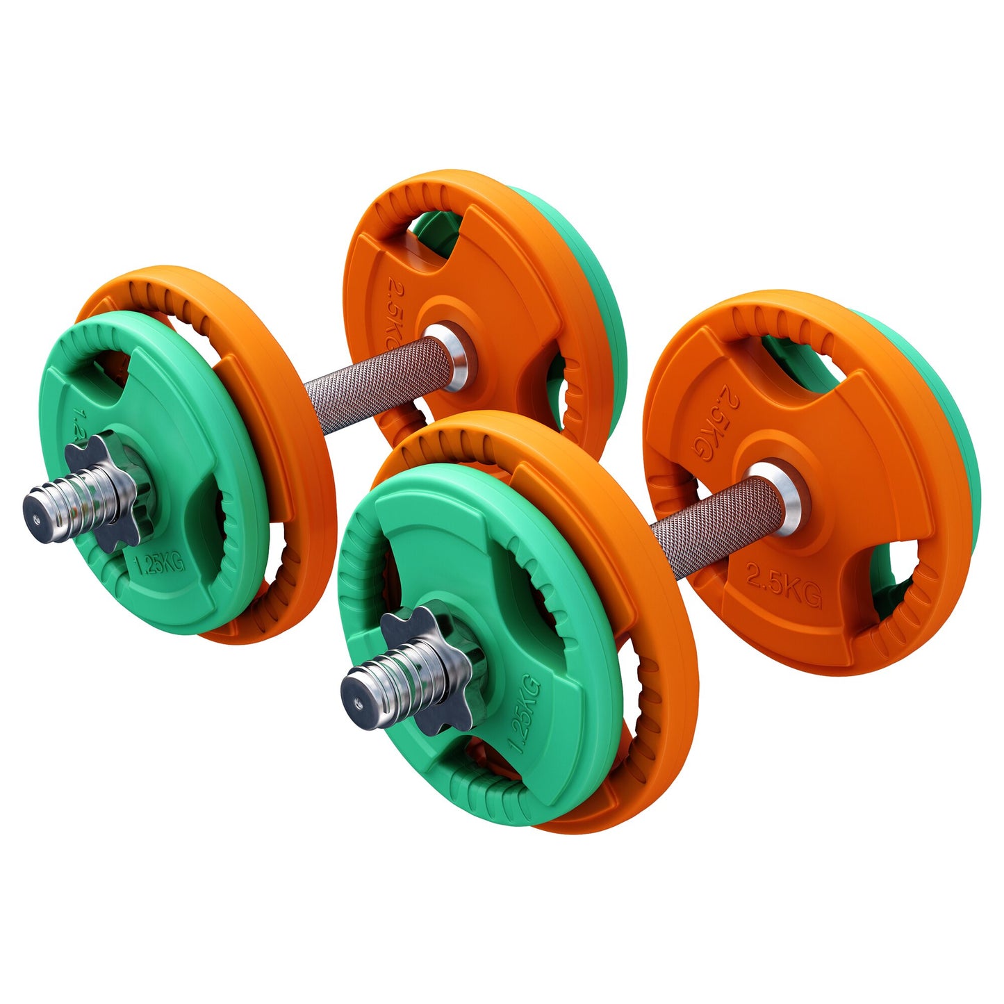 Kurzhantelset Gummi Gripper 20 kg - Gorilla Sports DE