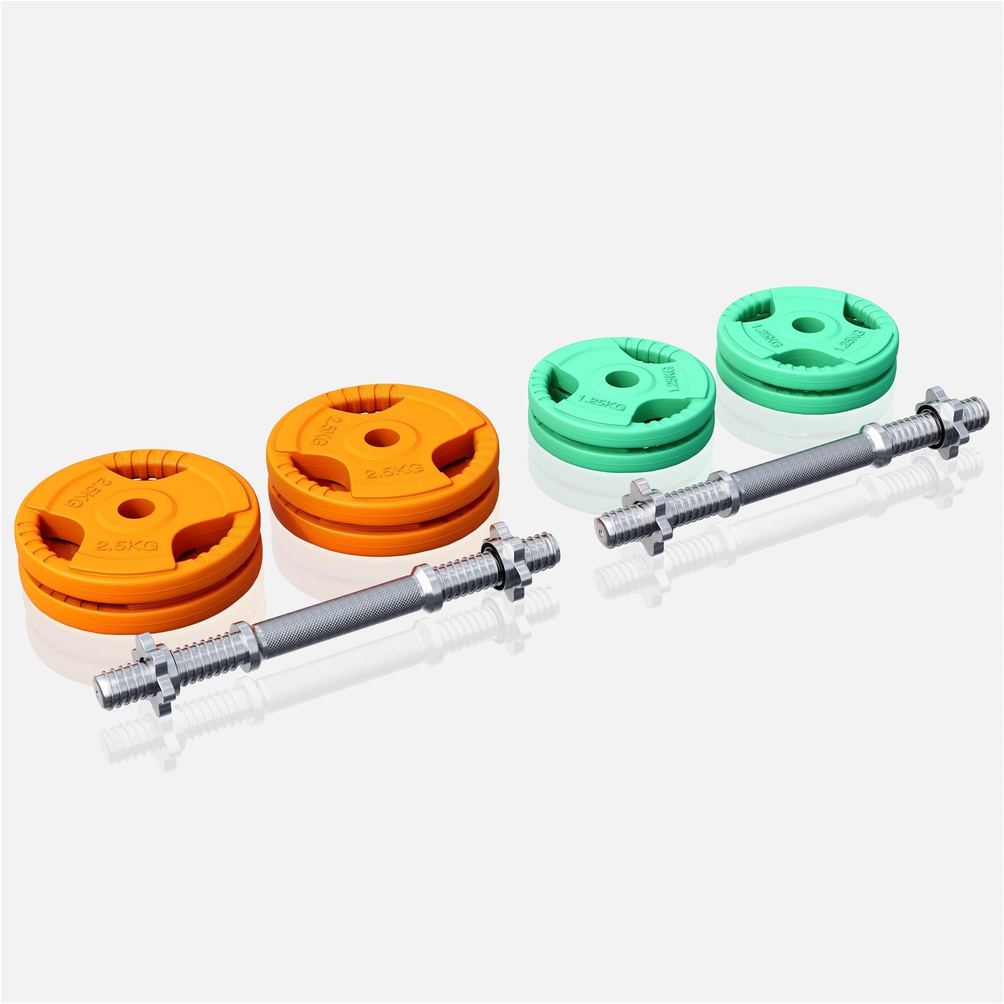 Kurzhantelset Gummi Gripper 20 kg - Gorilla Sports DE