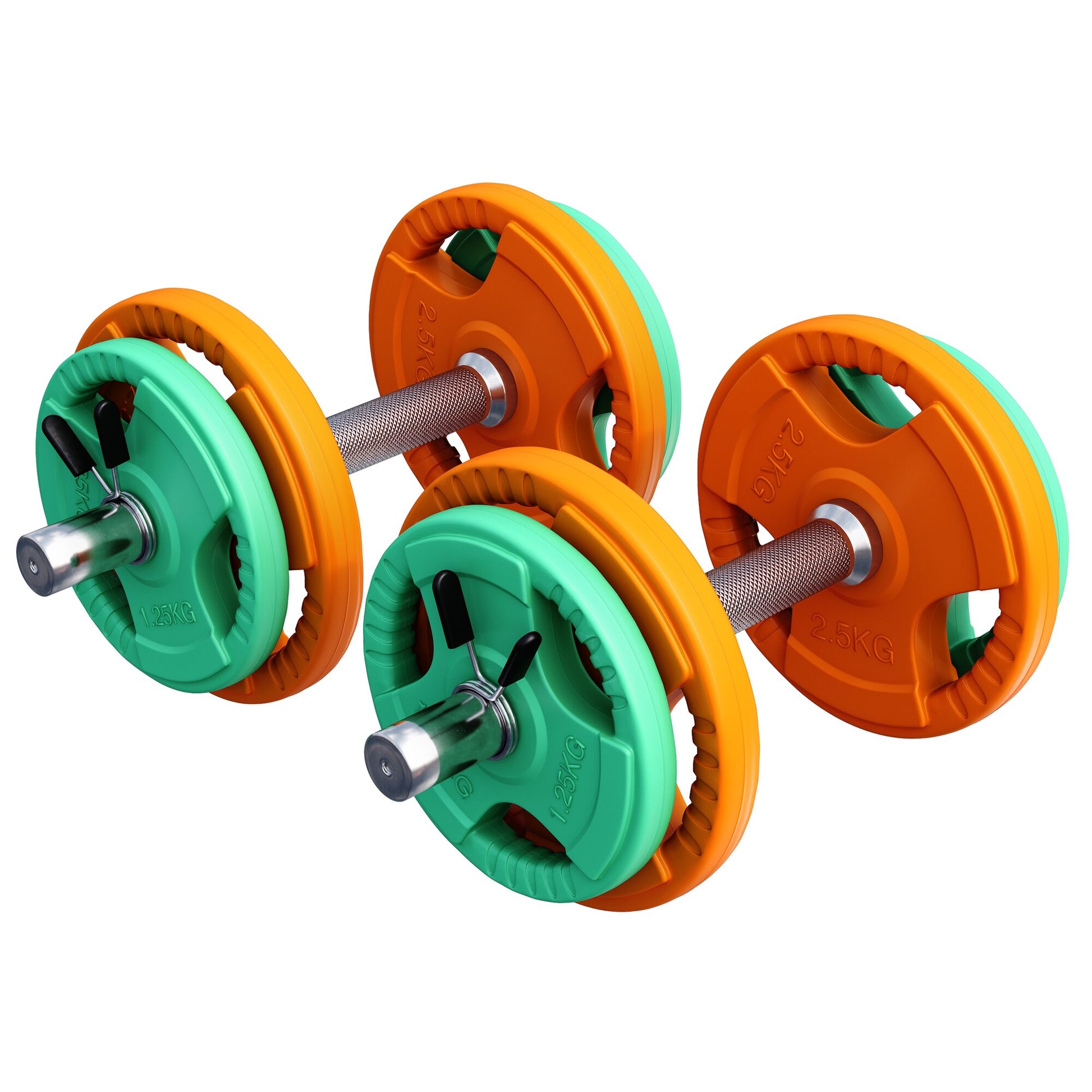 Kurzhantelset Gummi Gripper 20 kg - Gorilla Sports DE