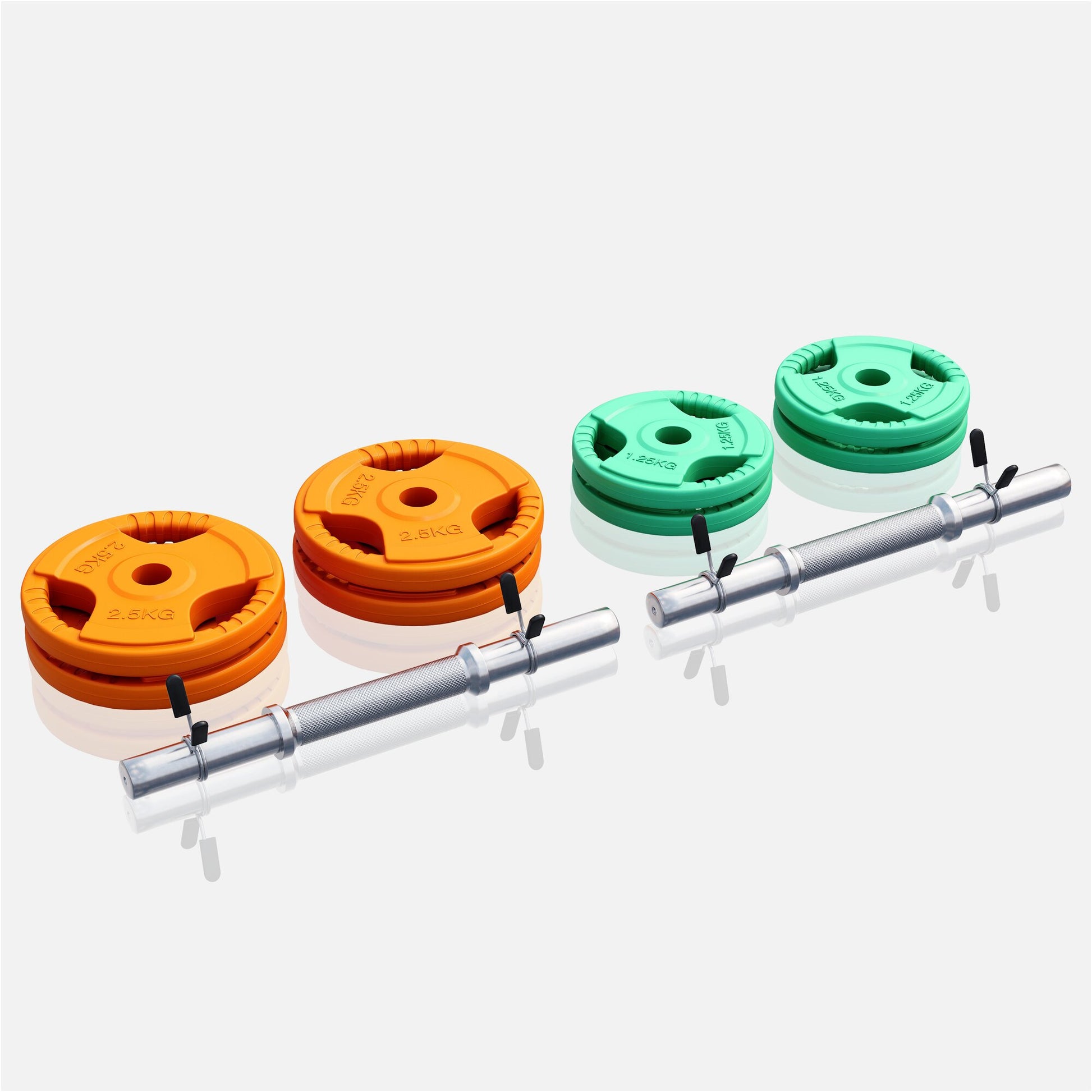 Kurzhantelset Gummi Gripper 20 kg - Gorilla Sports DE