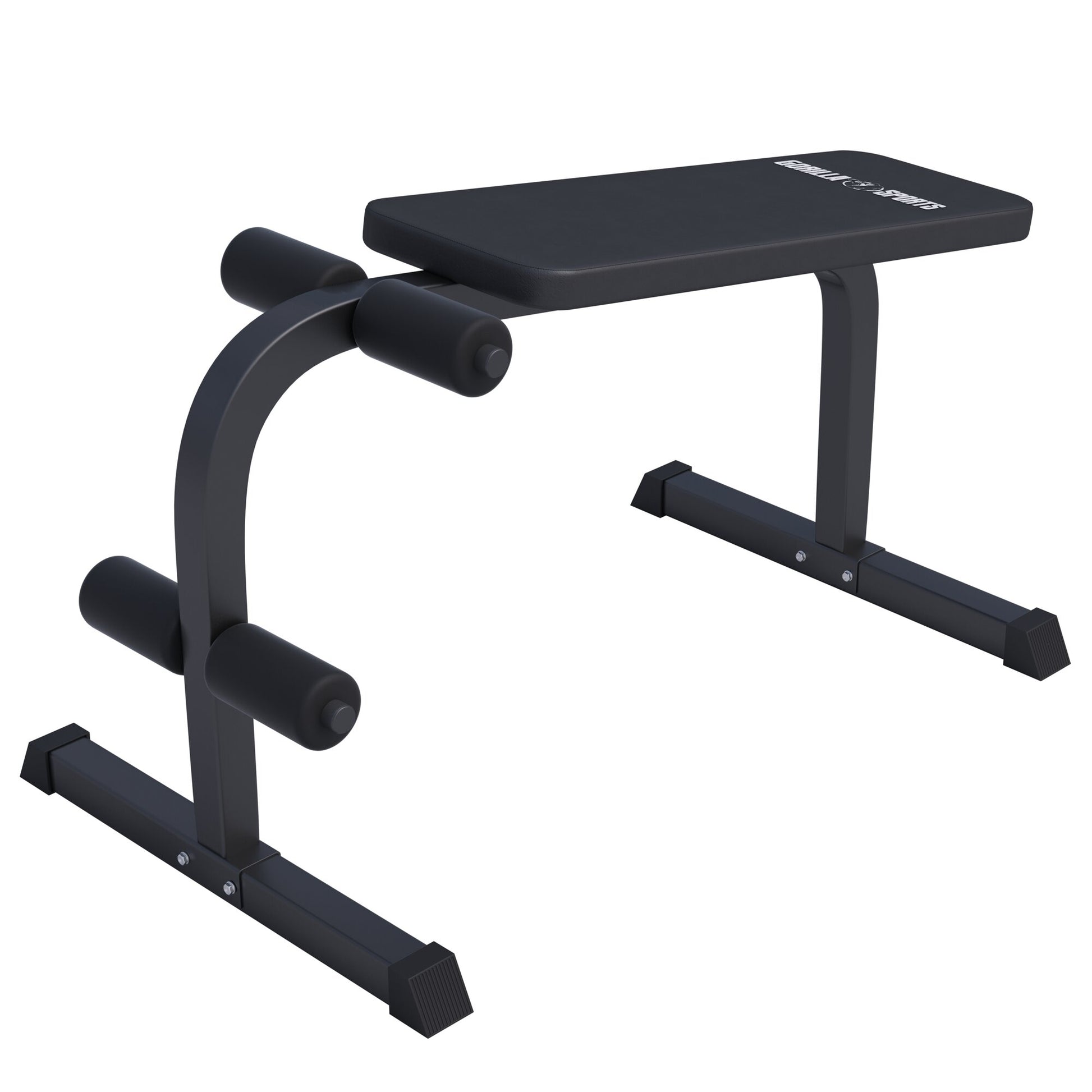 Sit Up Hantelbank Weiss/Schwarz - Gorilla Sports DE