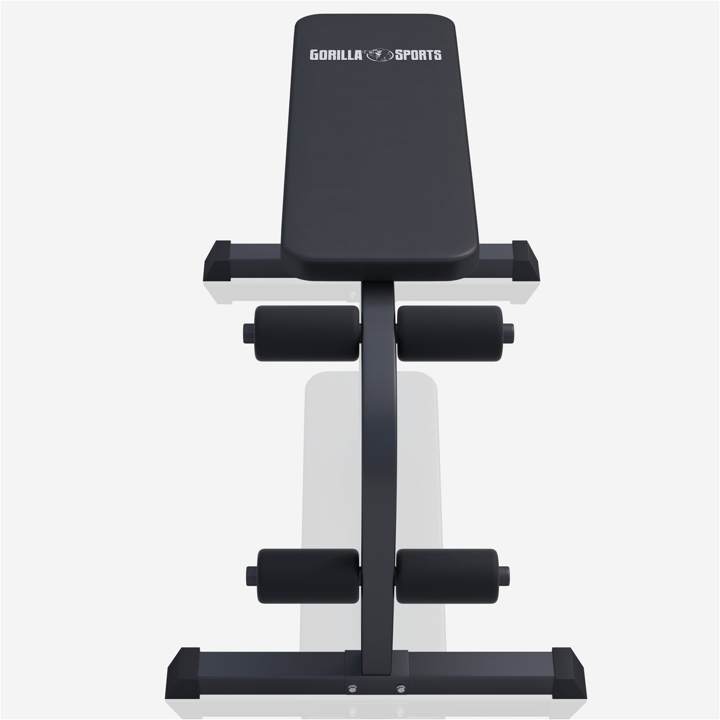 Sit Up Hantelbank Weiss/Schwarz - Gorilla Sports DE