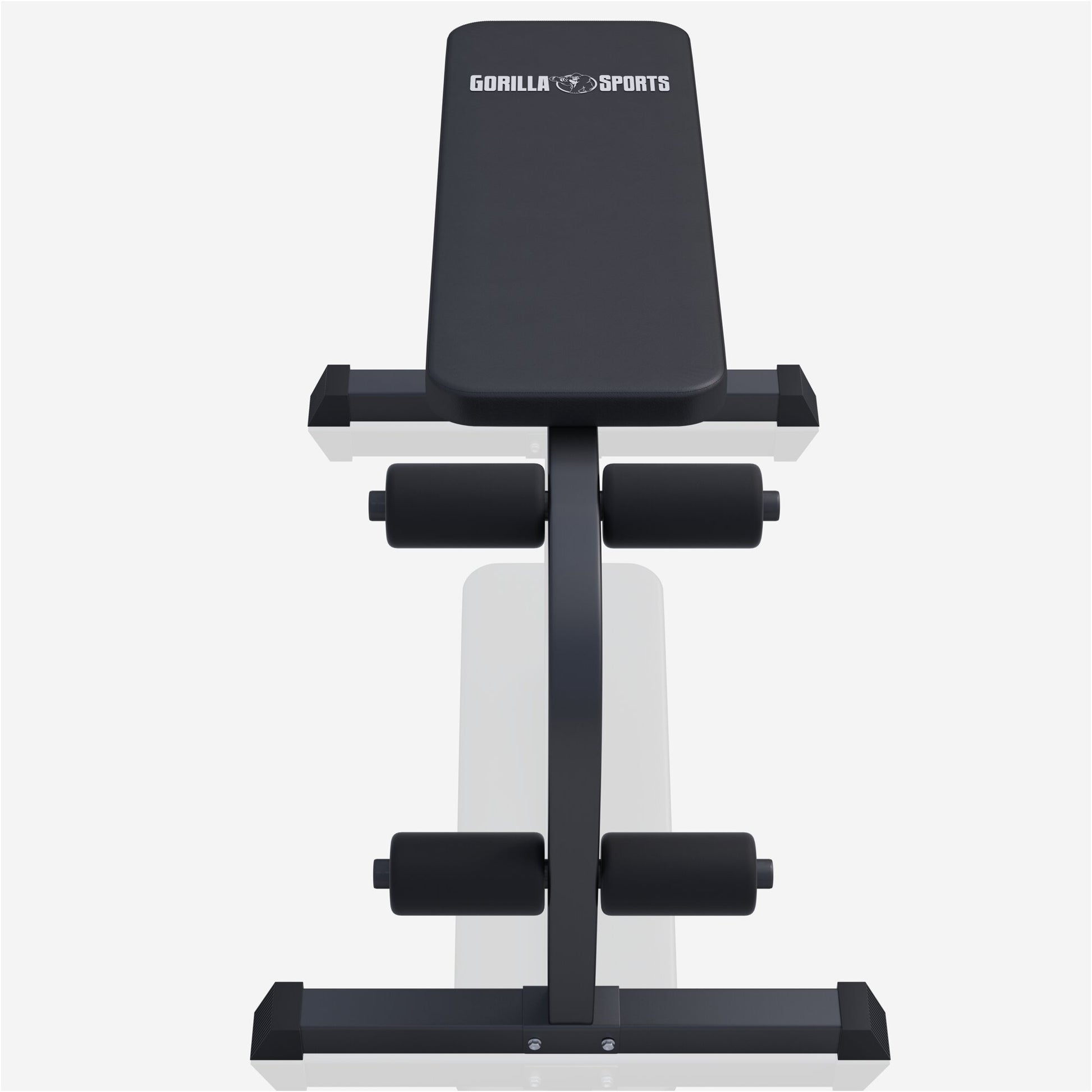 Sit Up Hantelbank Weiss/Schwarz - Gorilla Sports DE