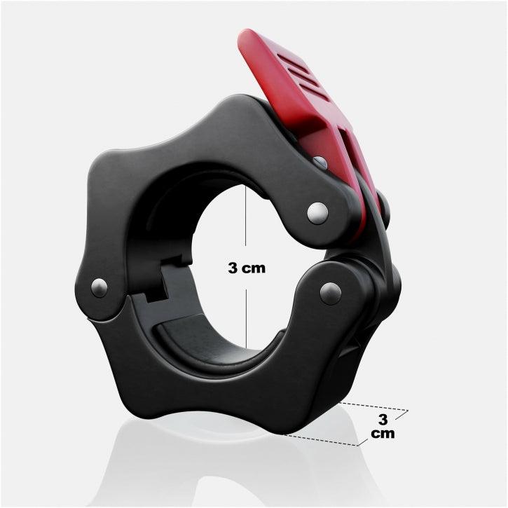 Schnellverschlüsse für Hantelstangen 30/31 mm 2-er Set - Gorilla Sports DE