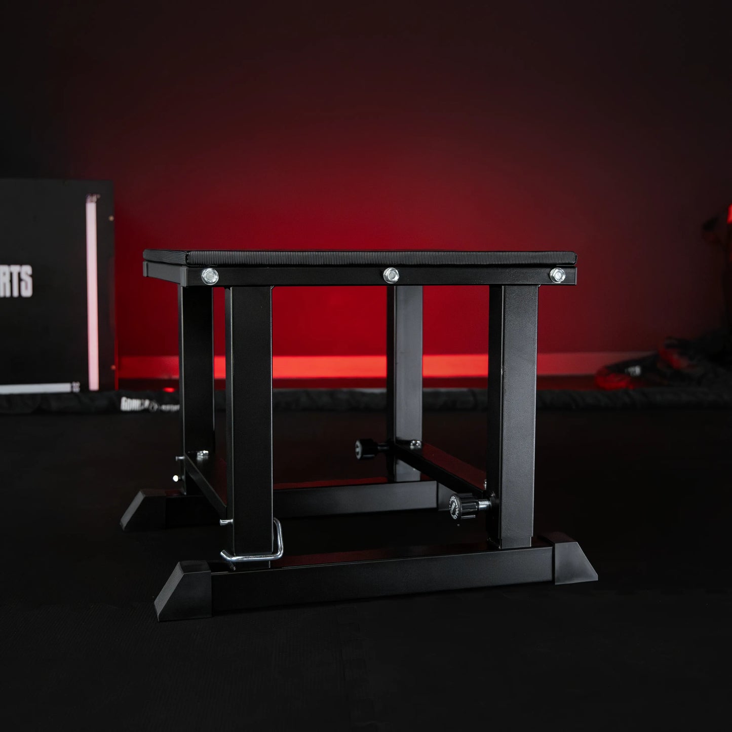 Verstellbare Plyobox in Schwarz - Gorilla Sports DE