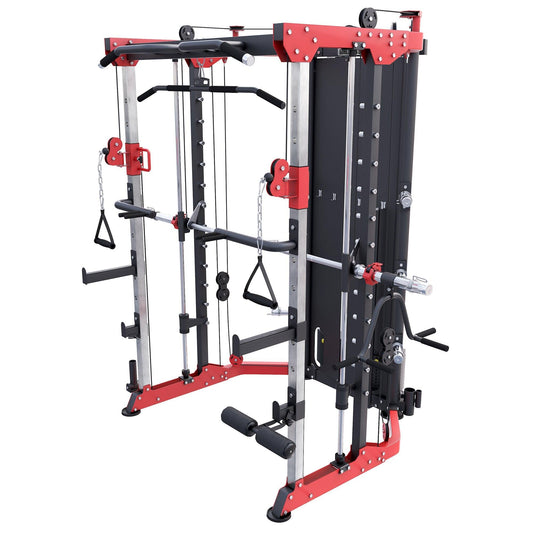 Multistation Smith Machine mit Gewichten - Gorilla Sports DE