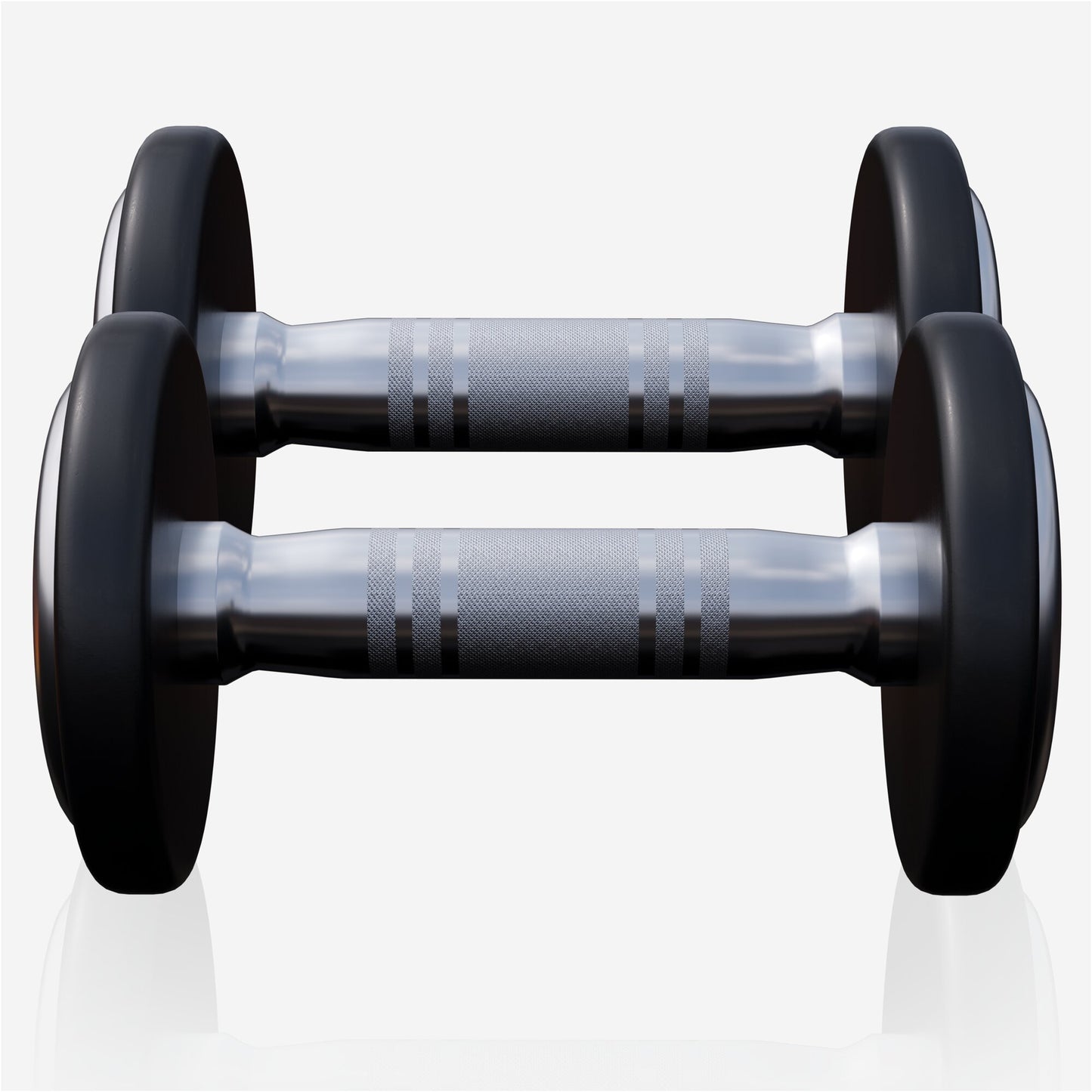 Kurzhantel Profi Gummi 2,5-50 KG - Gorilla Sports DE